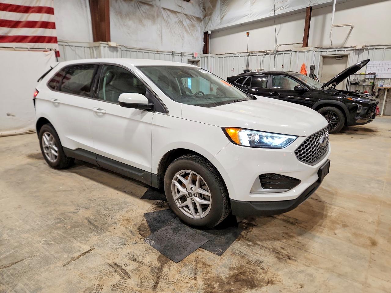 2024 Ford Edge Sel White vin: 2FMPK4J95RBA72042