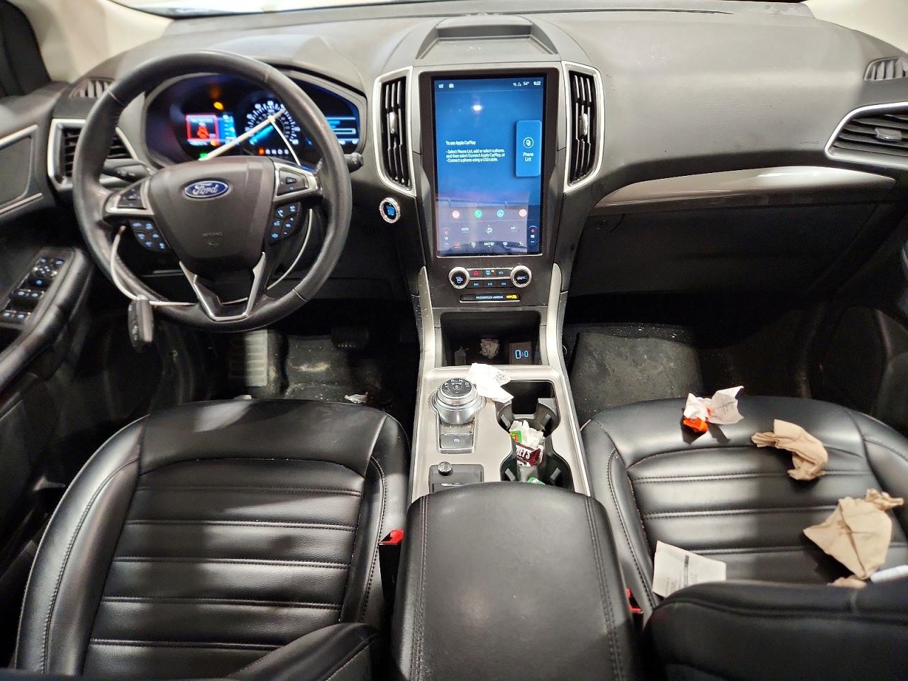 2024 Ford Edge Sel White vin: 2FMPK4J95RBA72042