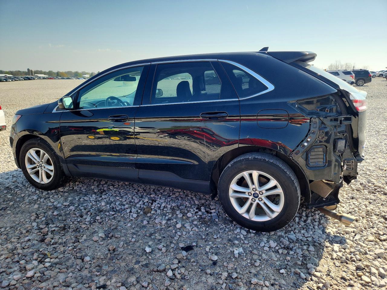 2020 Ford Edge Sel Black vin: 2FMPK4J96LBA41437
