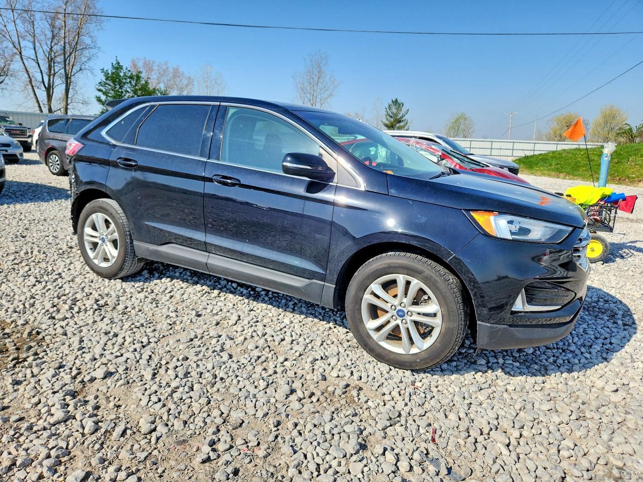 2020 Ford Edge Sel Black vin: 2FMPK4J96LBA41437