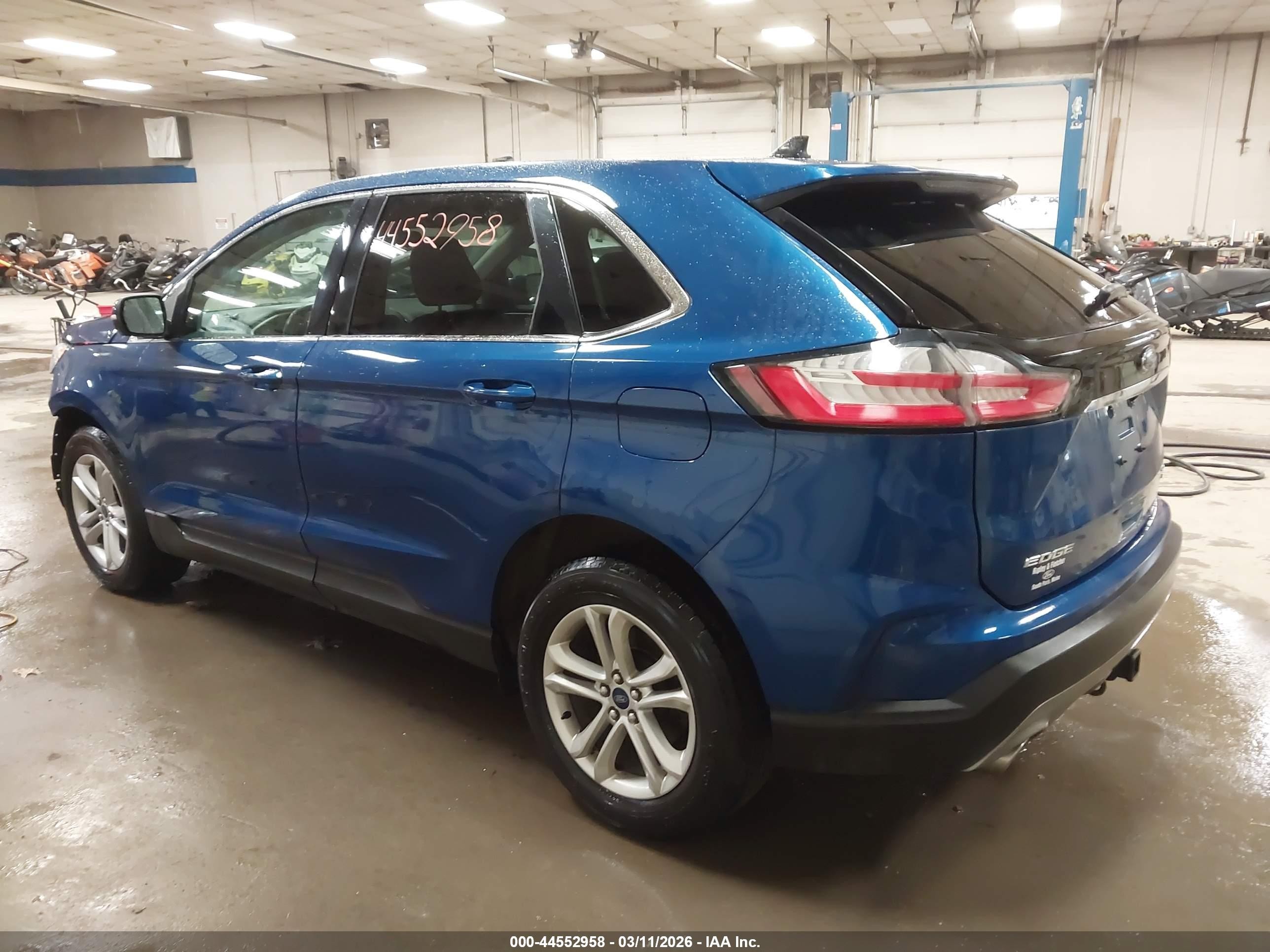 2020 Ford Edge Sel Синий vin: 2FMPK4J96LBB26763