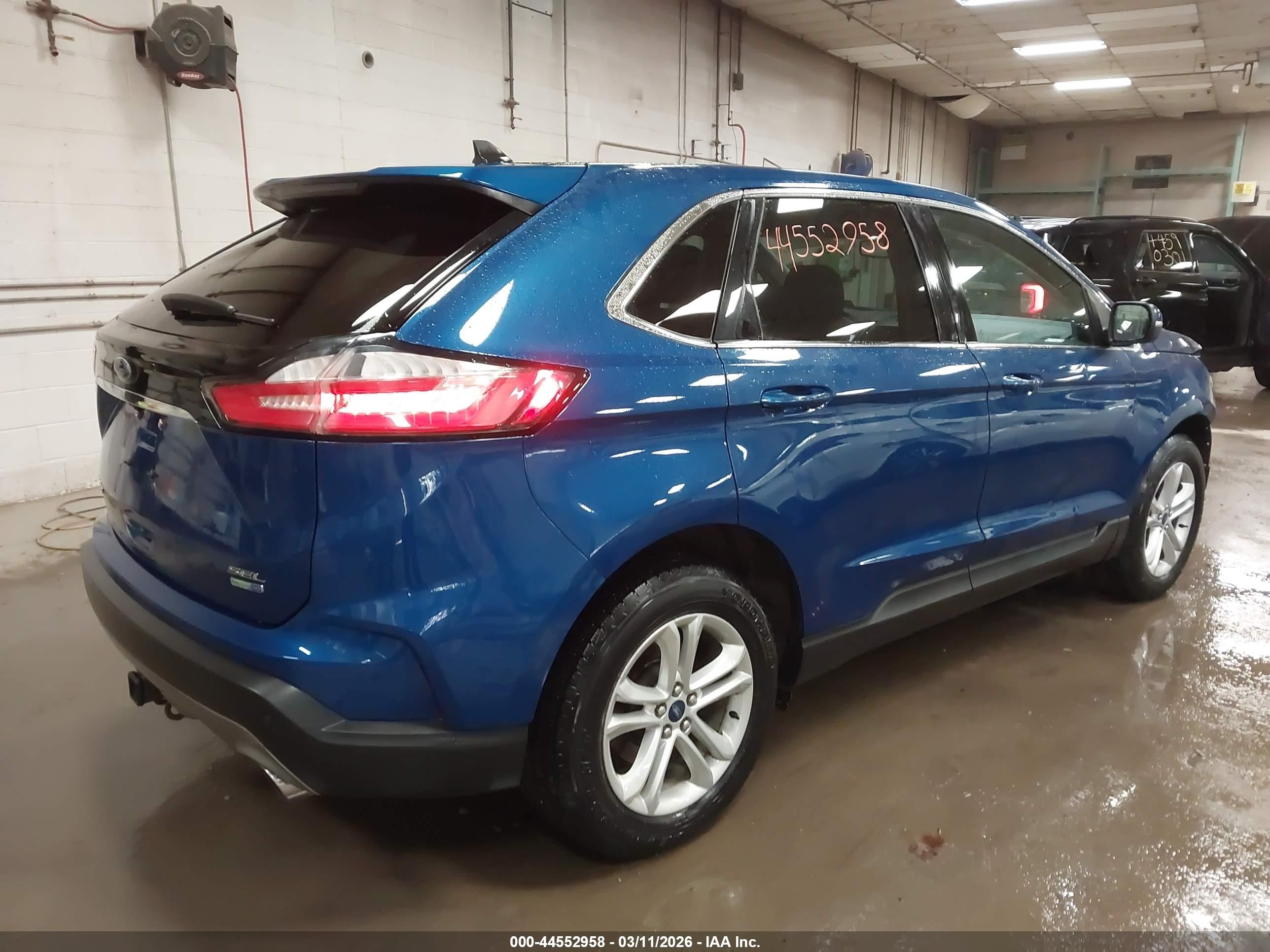 2020 Ford Edge Sel Синий vin: 2FMPK4J96LBB26763