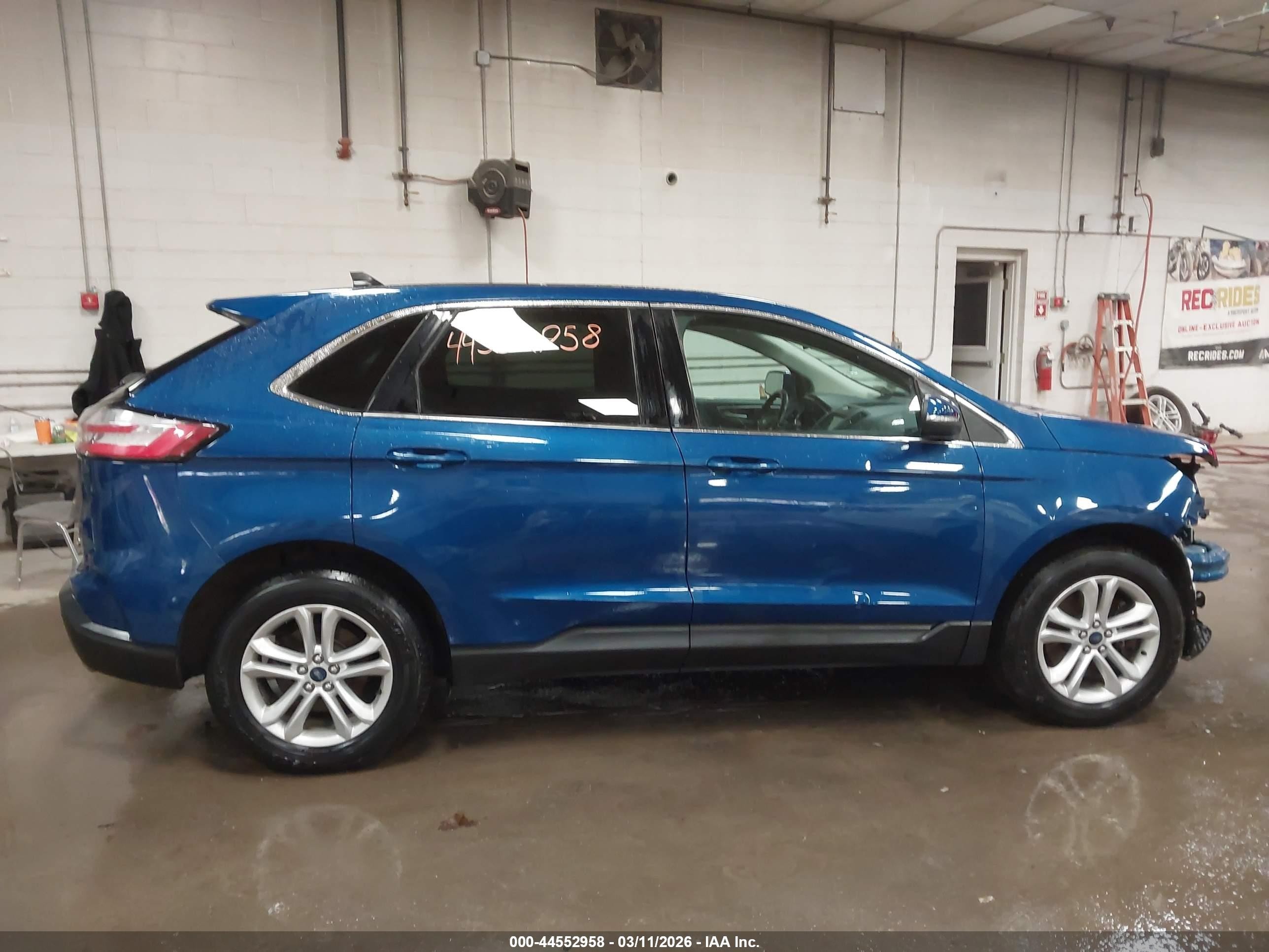 2020 Ford Edge Sel Синий vin: 2FMPK4J96LBB26763