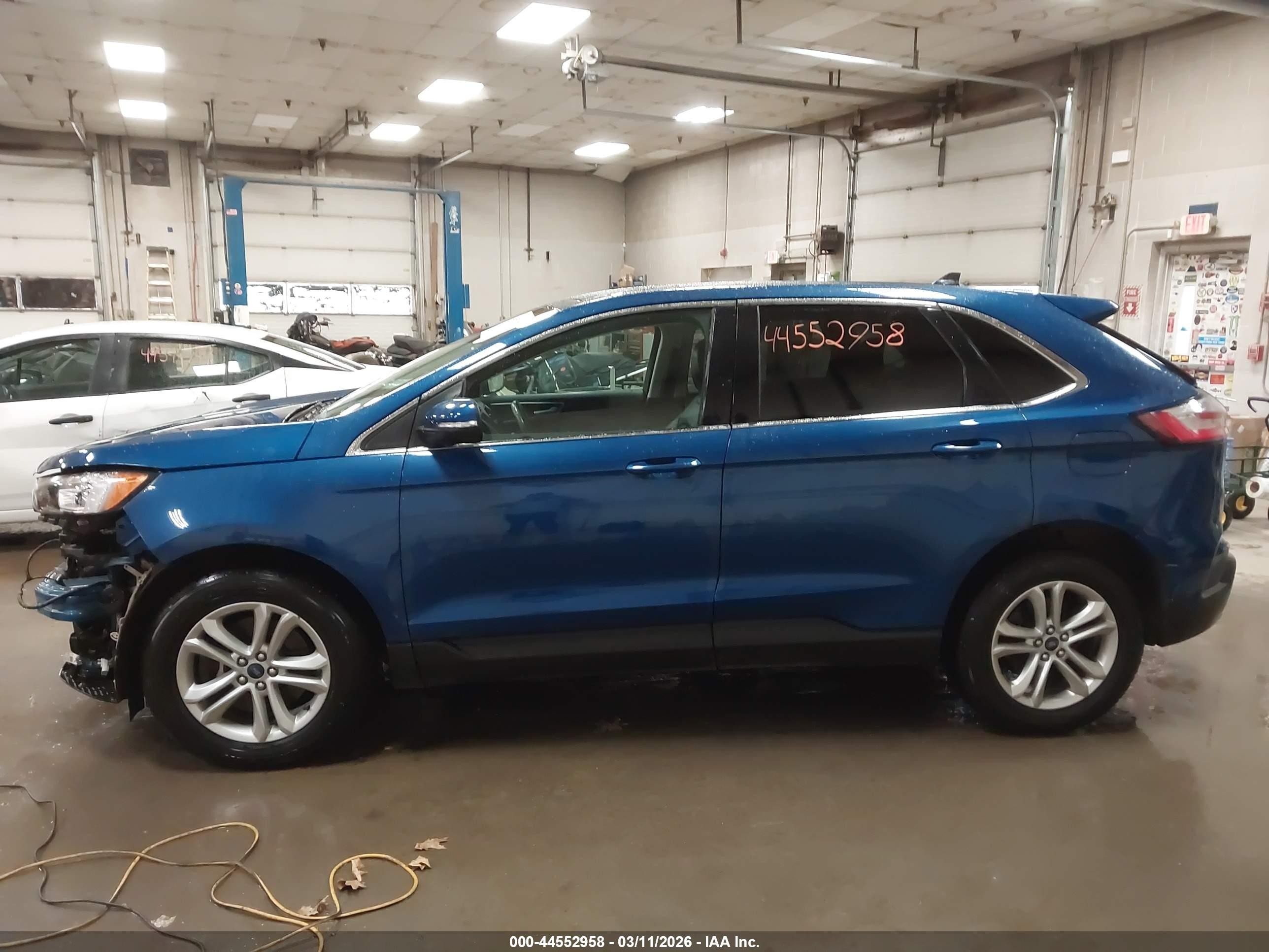 2020 Ford Edge Sel Синий vin: 2FMPK4J96LBB26763