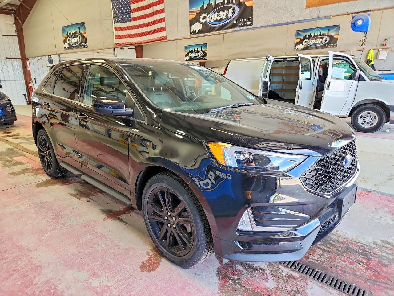 2022 Ford Edge Sel Black vin: 2FMPK4J96NBA71668