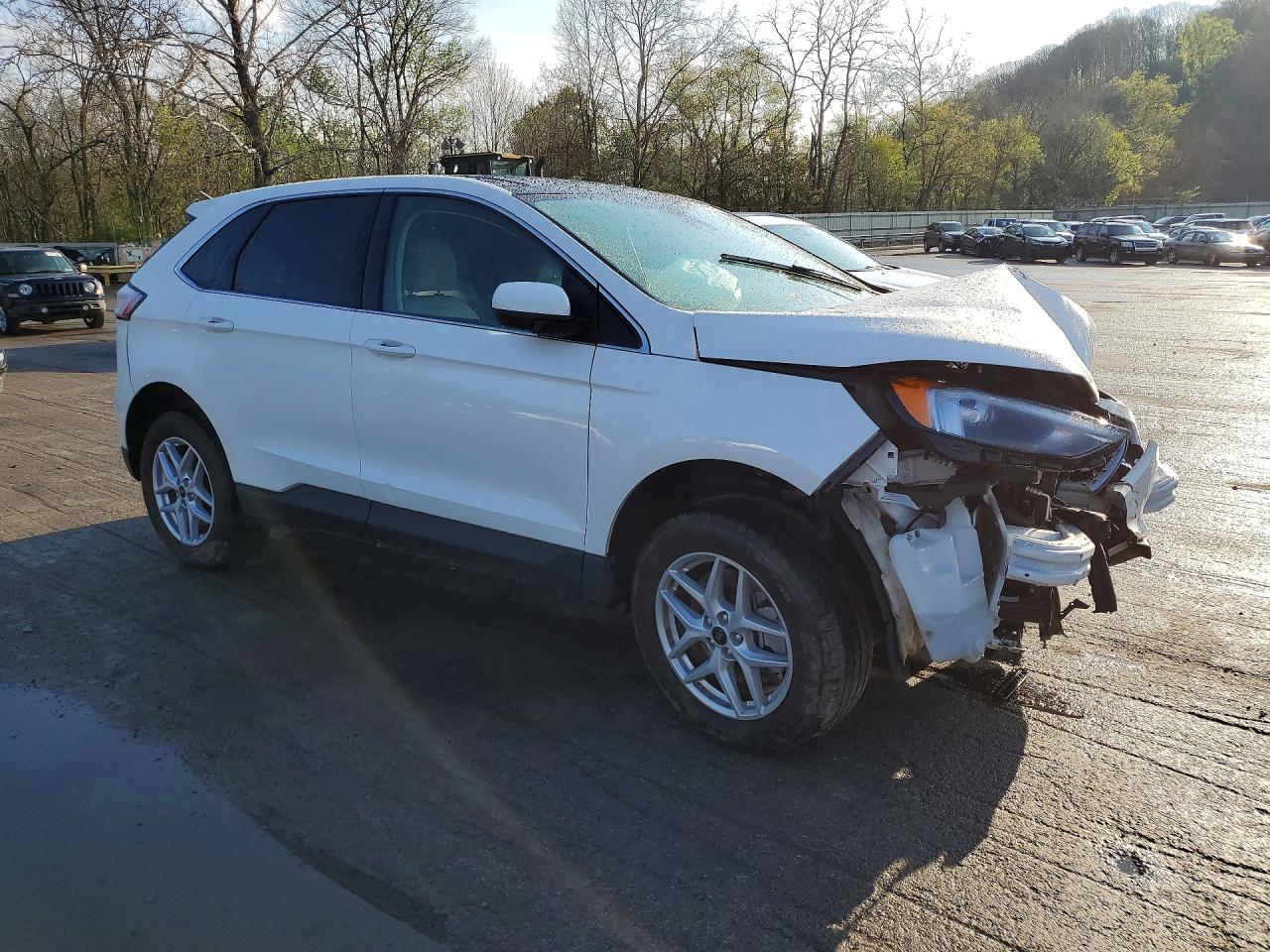 2023 Ford Edge Sel Белый vin: 2FMPK4J96PBA49687
