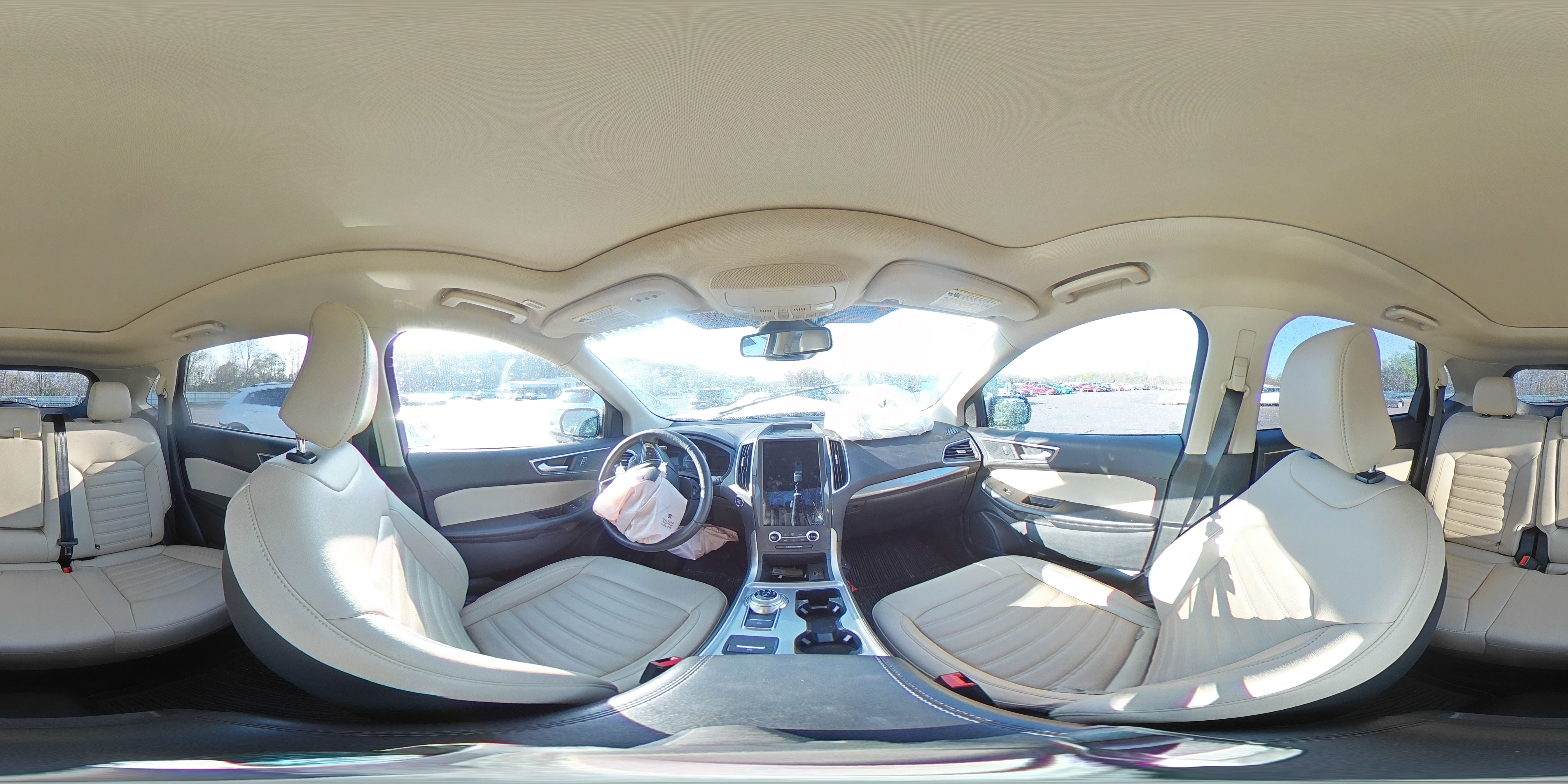 2023 Ford Edge Sel Белый vin: 2FMPK4J96PBA49687