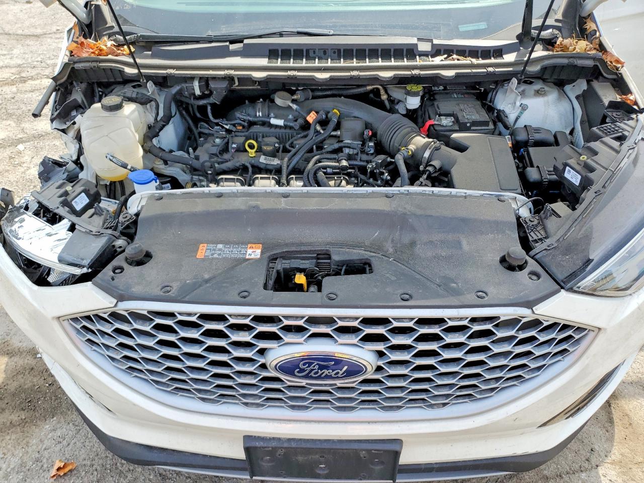 2024 Ford Edge Sel Белый vin: 2FMPK4J96RBA13470