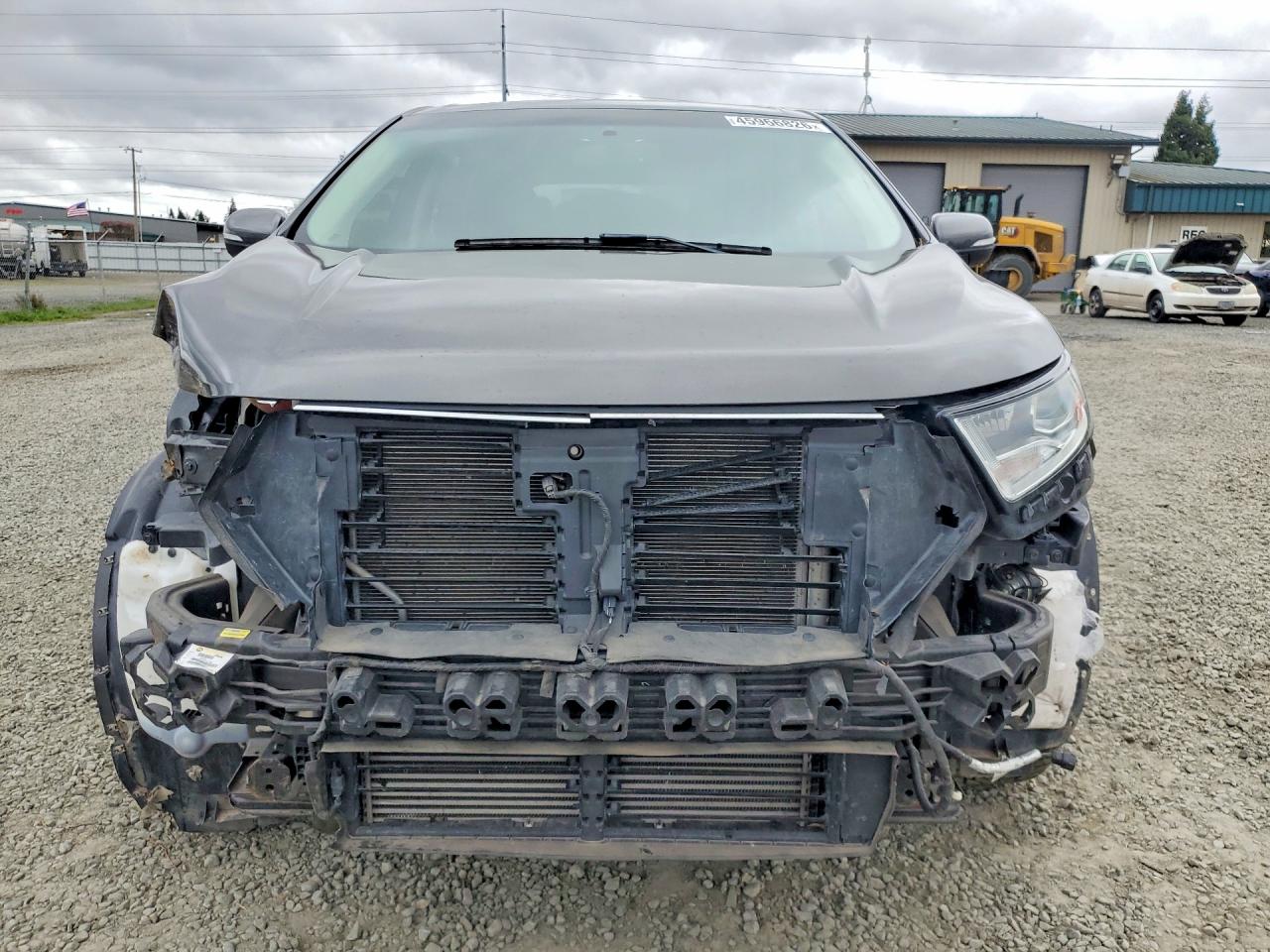 2017 Ford Edge Sel Charcoal vin: 2FMPK4J97HBB79625