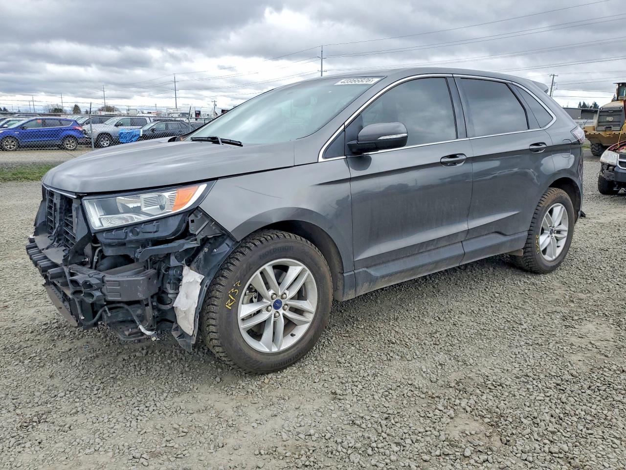 2017 Ford Edge Sel Charcoal vin: 2FMPK4J97HBB79625