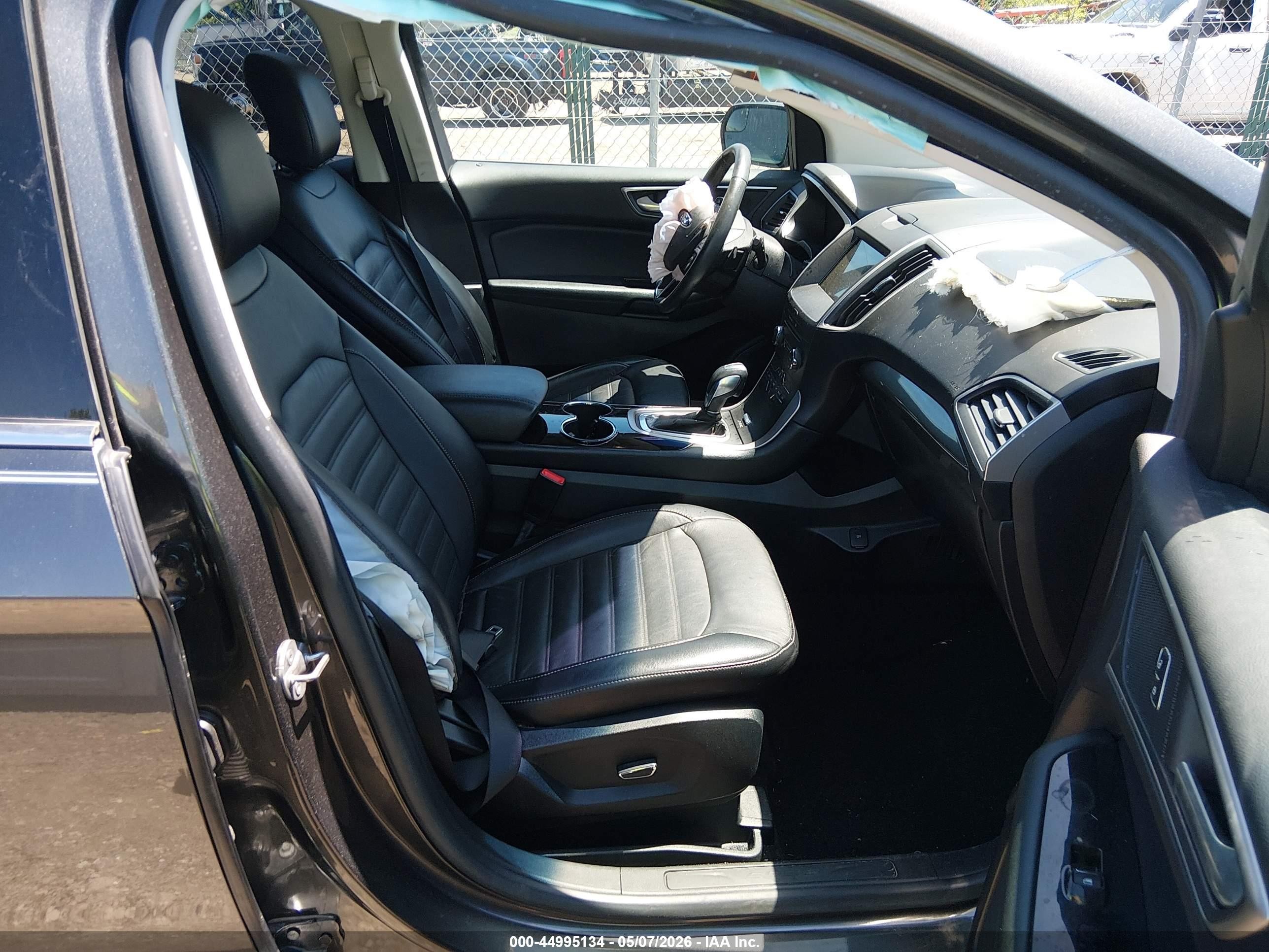 2017 Ford Edge Sel Серый vin: 2FMPK4J97HBB88082