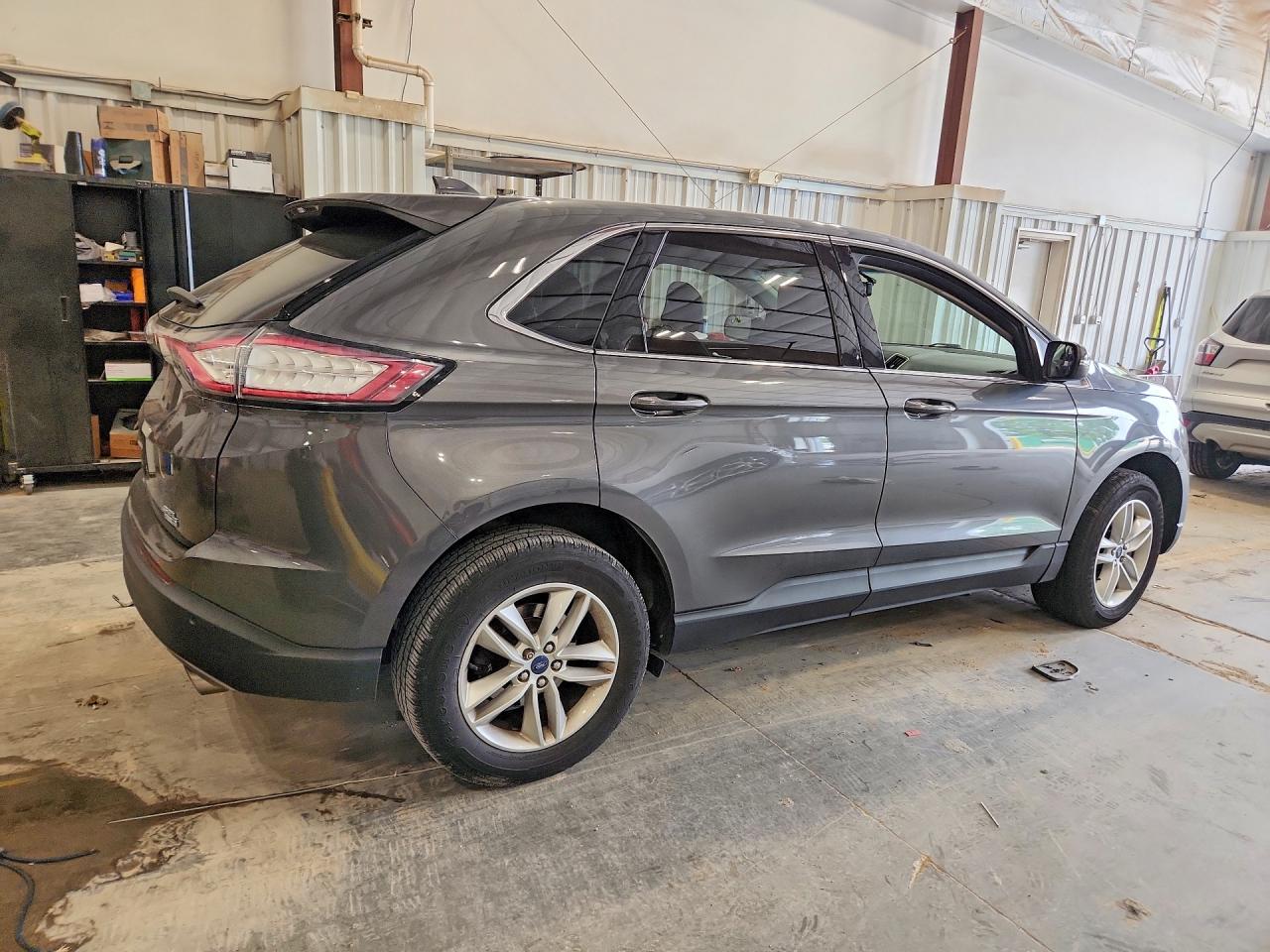 2017 Ford Edge Sel Gray vin: 2FMPK4J97HBC48524