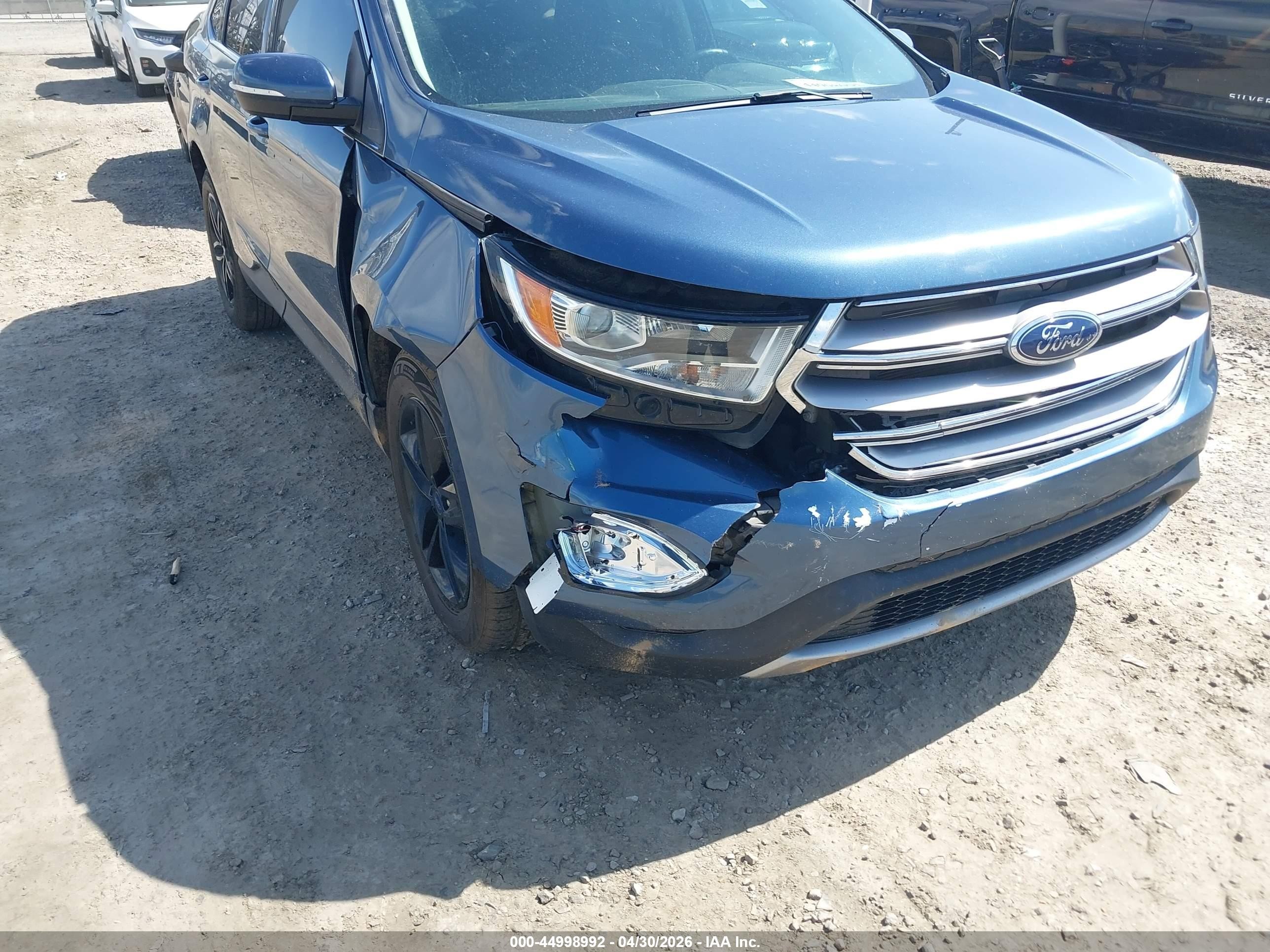 2018 Ford Edge Sel Синий vin: 2FMPK4J97JBB99623
