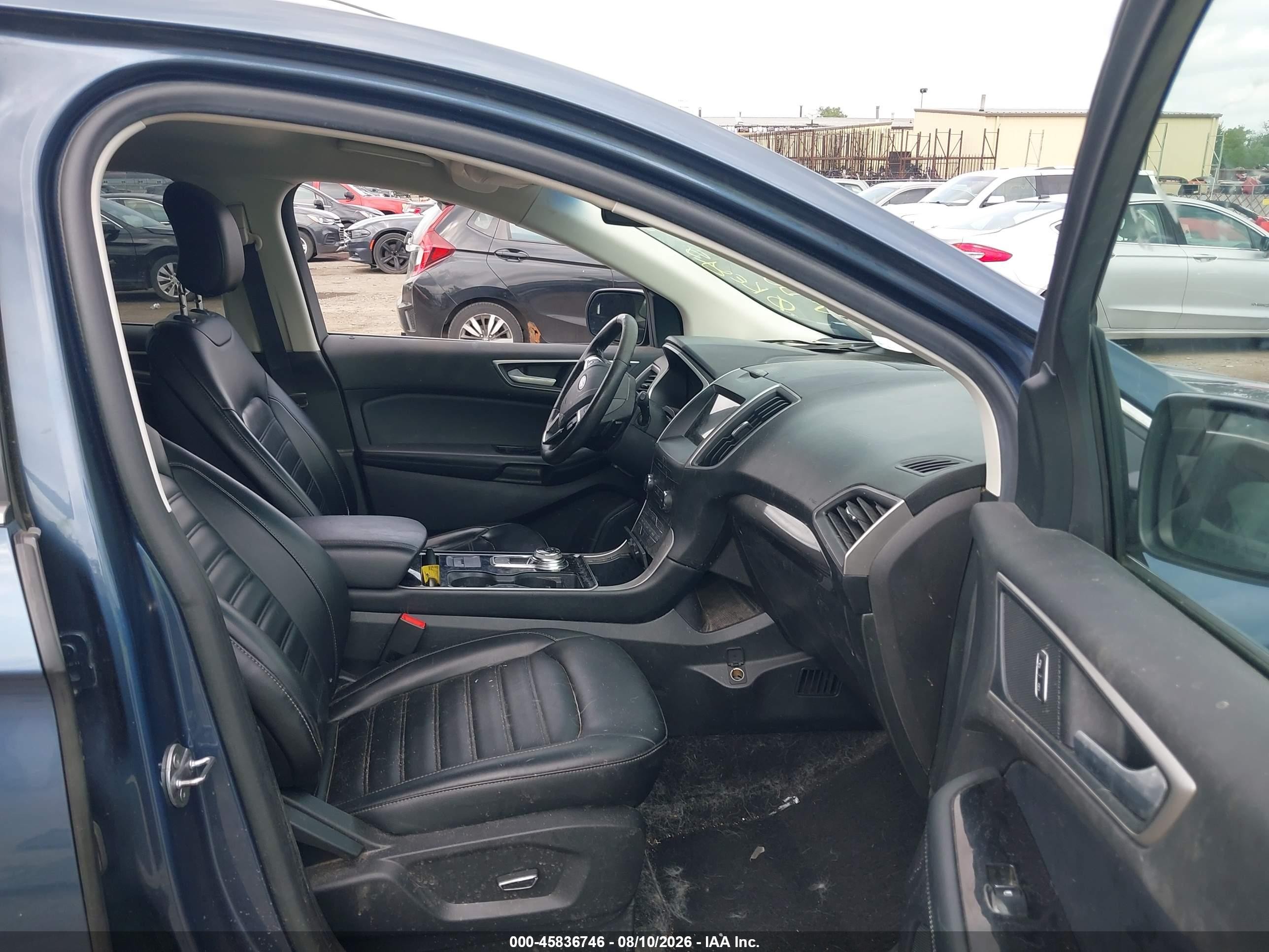 2019 Ford Edge Sel Синий vin: 2FMPK4J97KBB03586