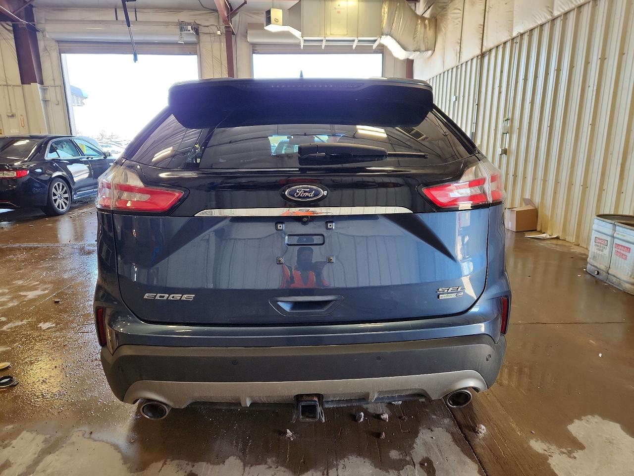 2019 Ford Edge Sel Синий vin: 2FMPK4J97KBC00173