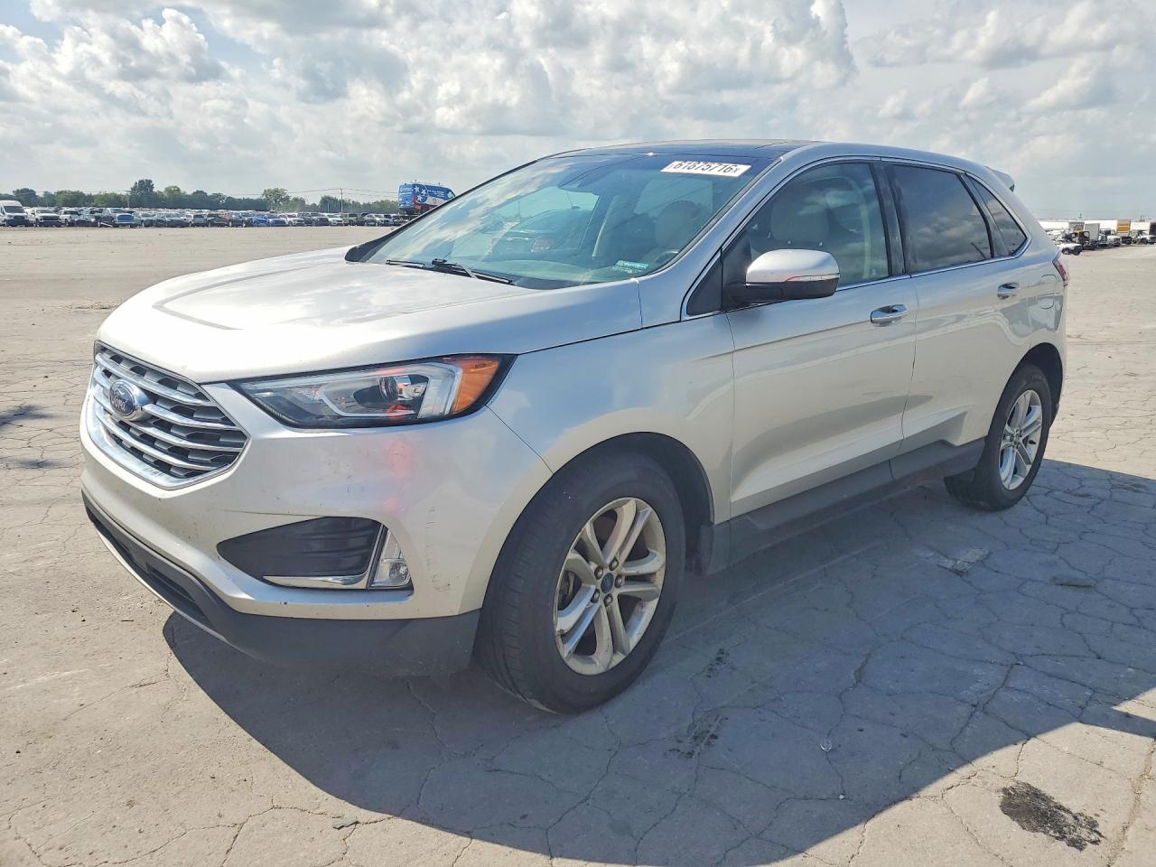 2019 Ford Edge Sel Серебряный vin: 2FMPK4J97KBC24537