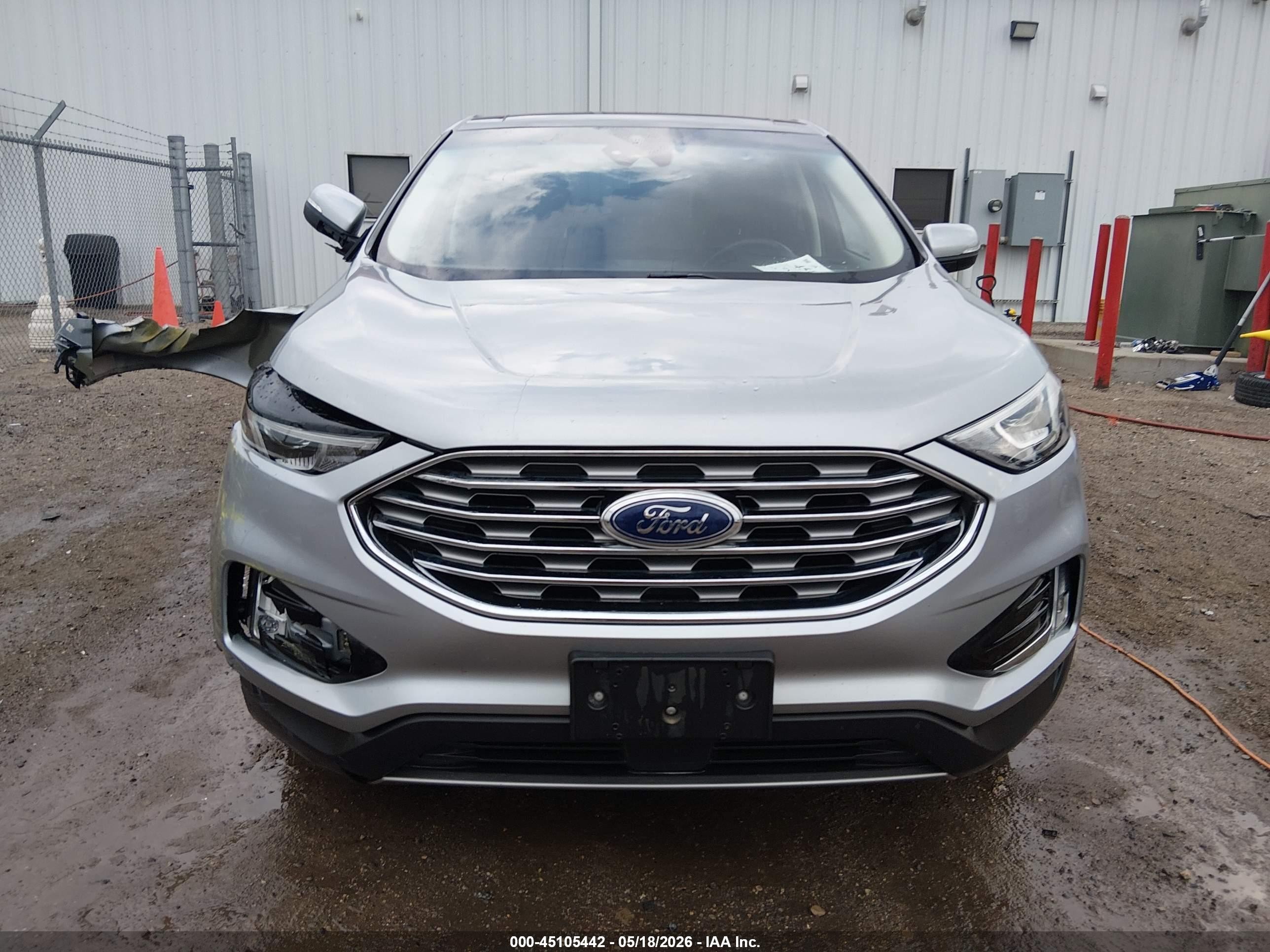 2020 Ford Edge Sel Серый vin: 2FMPK4J97LBA22220