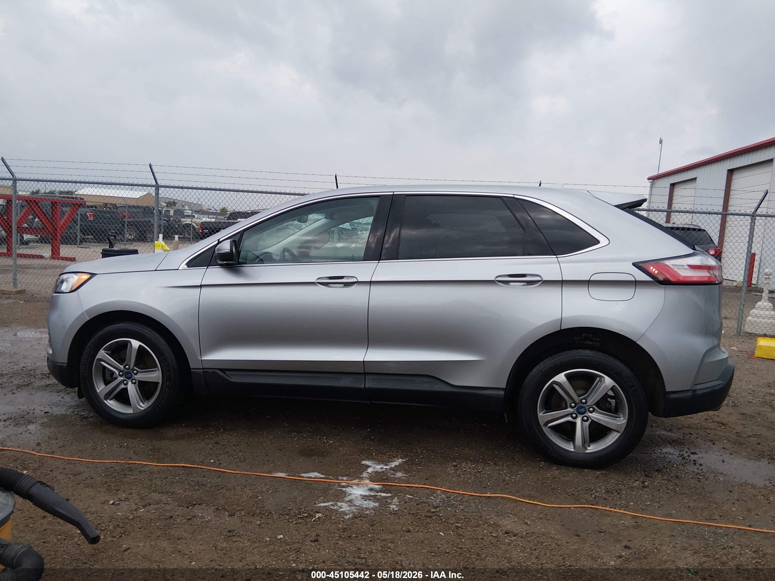 2020 Ford Edge Sel Серый vin: 2FMPK4J97LBA22220