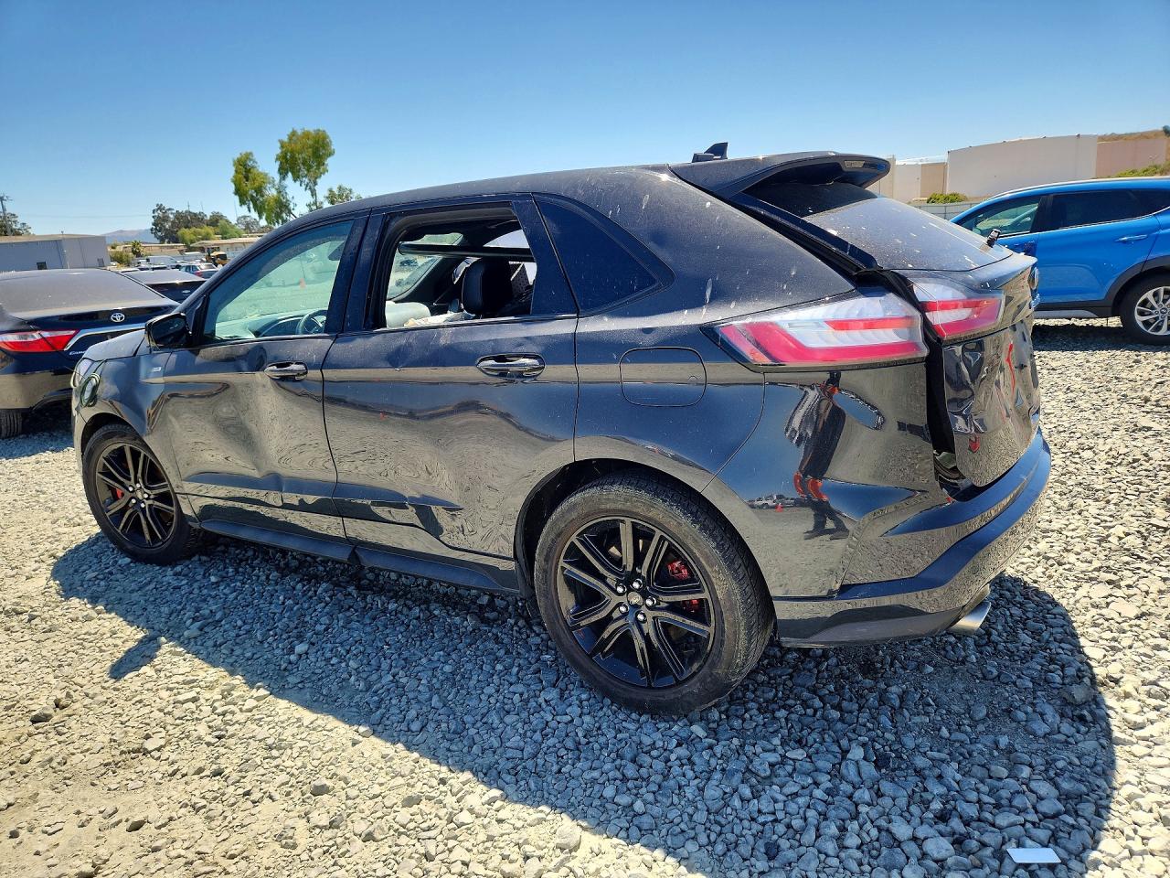 2021 Ford Edge Sel Черный vin: 2FMPK4J97MBA62542