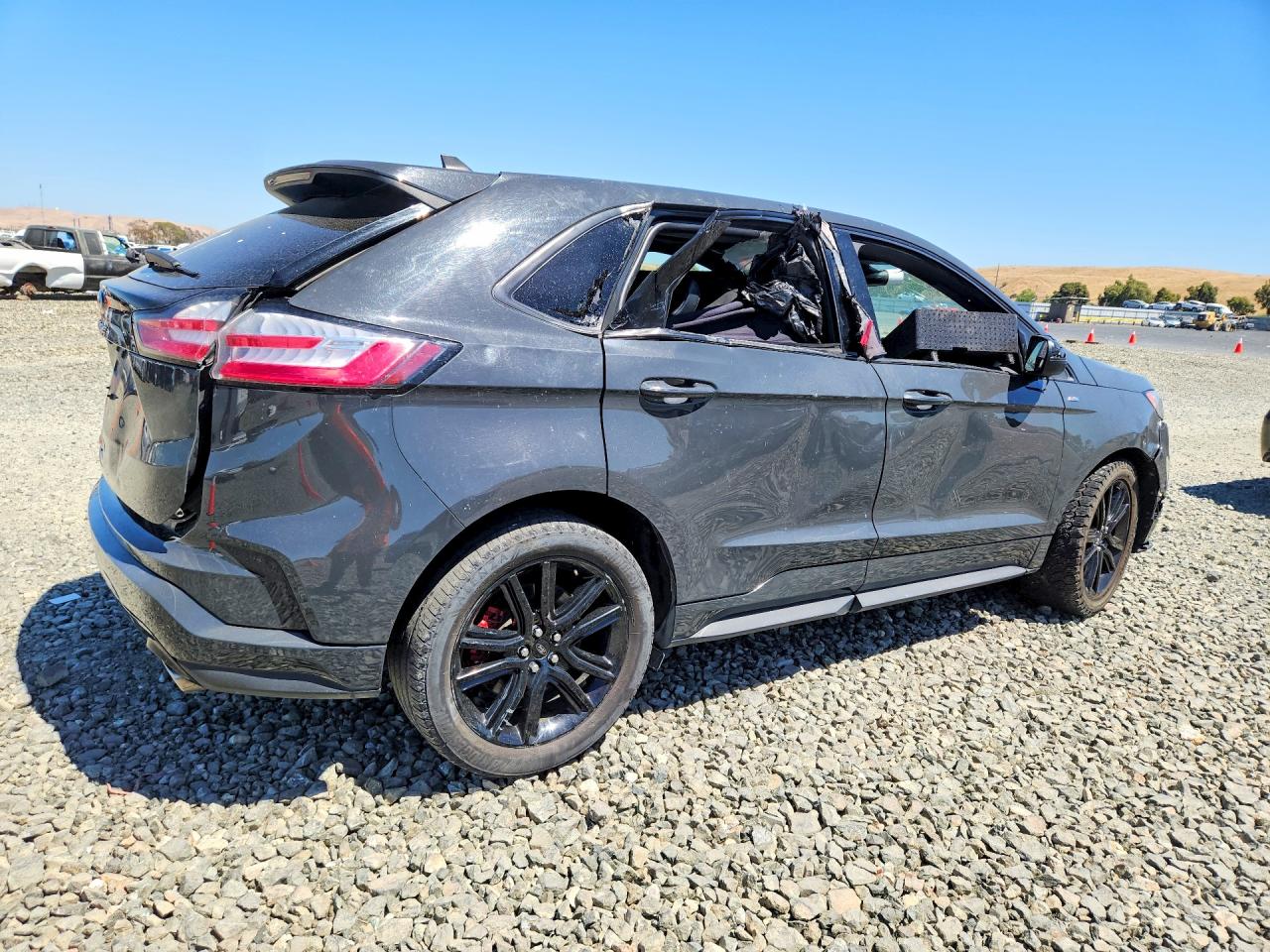 2021 Ford Edge Sel Черный vin: 2FMPK4J97MBA62542