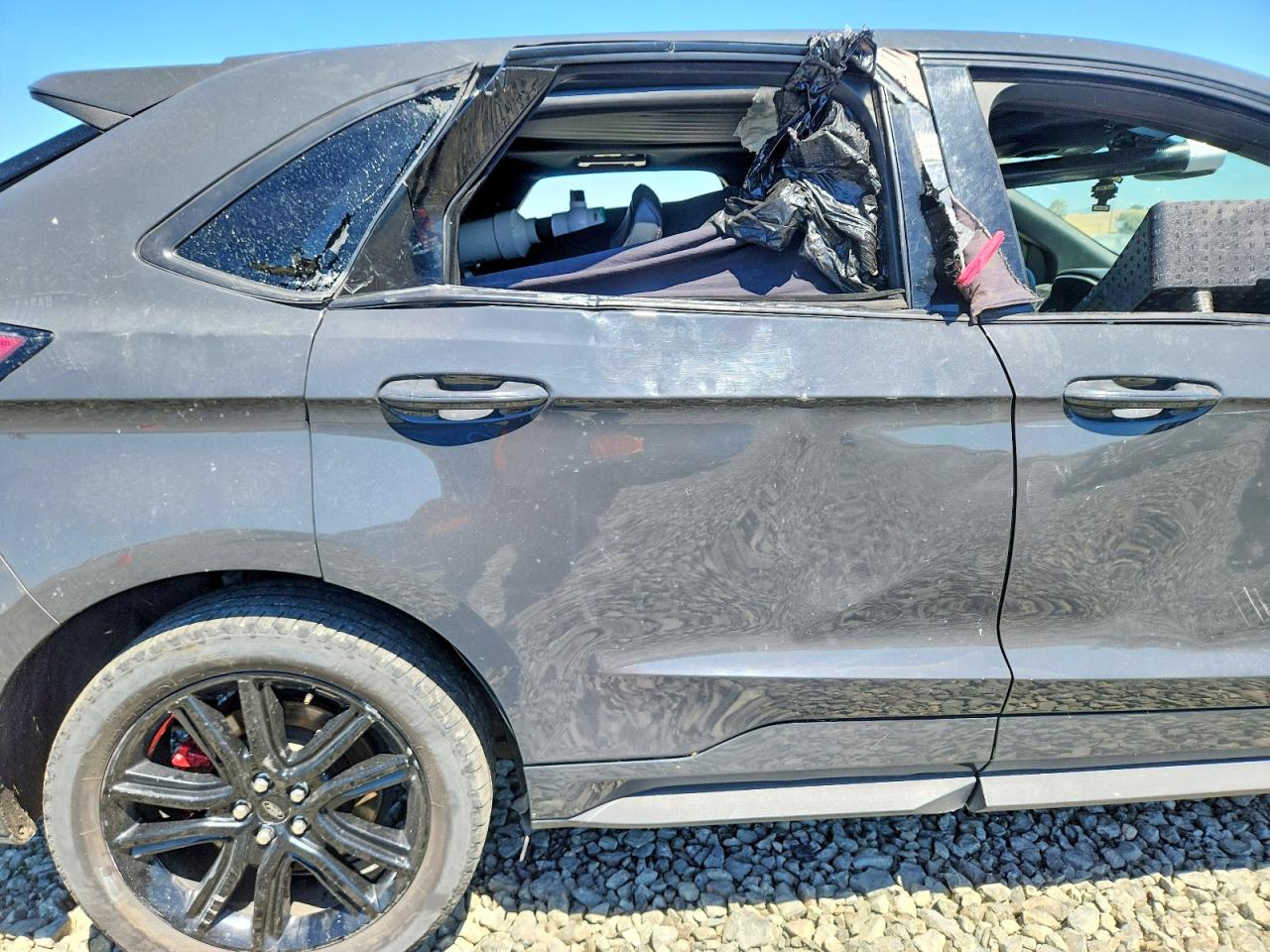 2021 Ford Edge Sel Черный vin: 2FMPK4J97MBA62542
