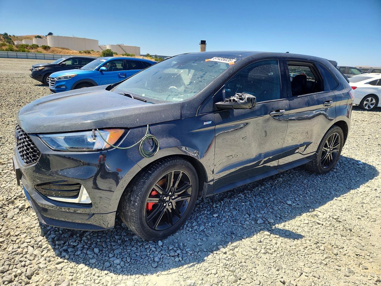 2021 Ford Edge Sel Черный vin: 2FMPK4J97MBA62542