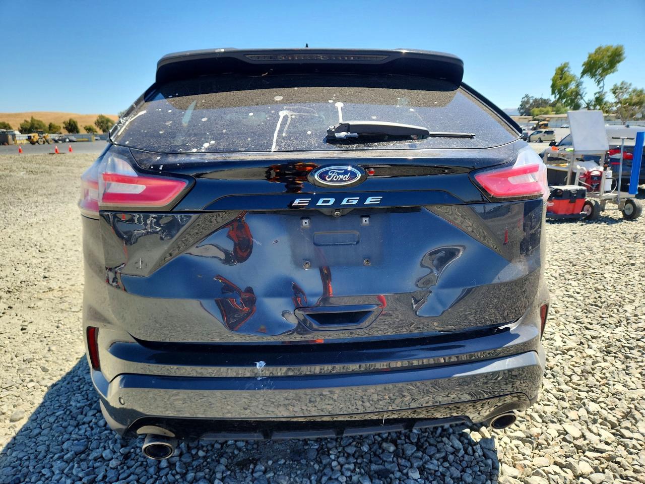 2021 Ford Edge Sel Черный vin: 2FMPK4J97MBA62542