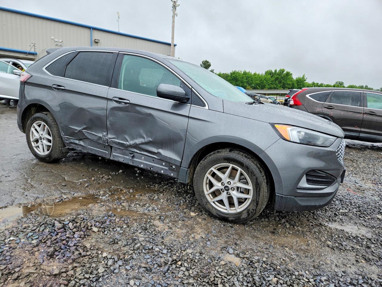 2023 Ford Edge Sel Gray vin: 2FMPK4J97PBA02877
