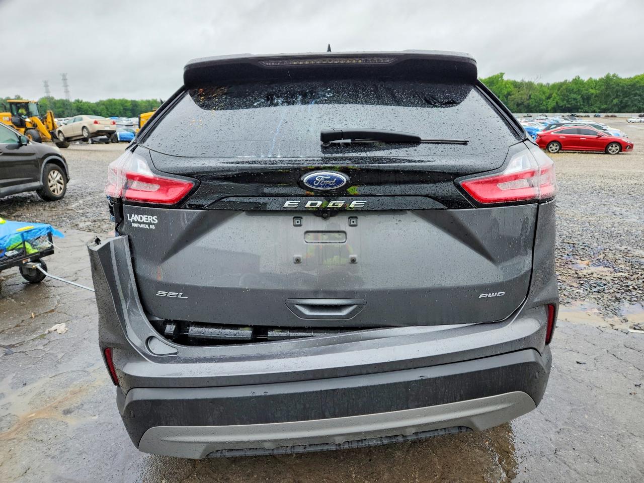 2023 Ford Edge Sel Gray vin: 2FMPK4J97PBA02877