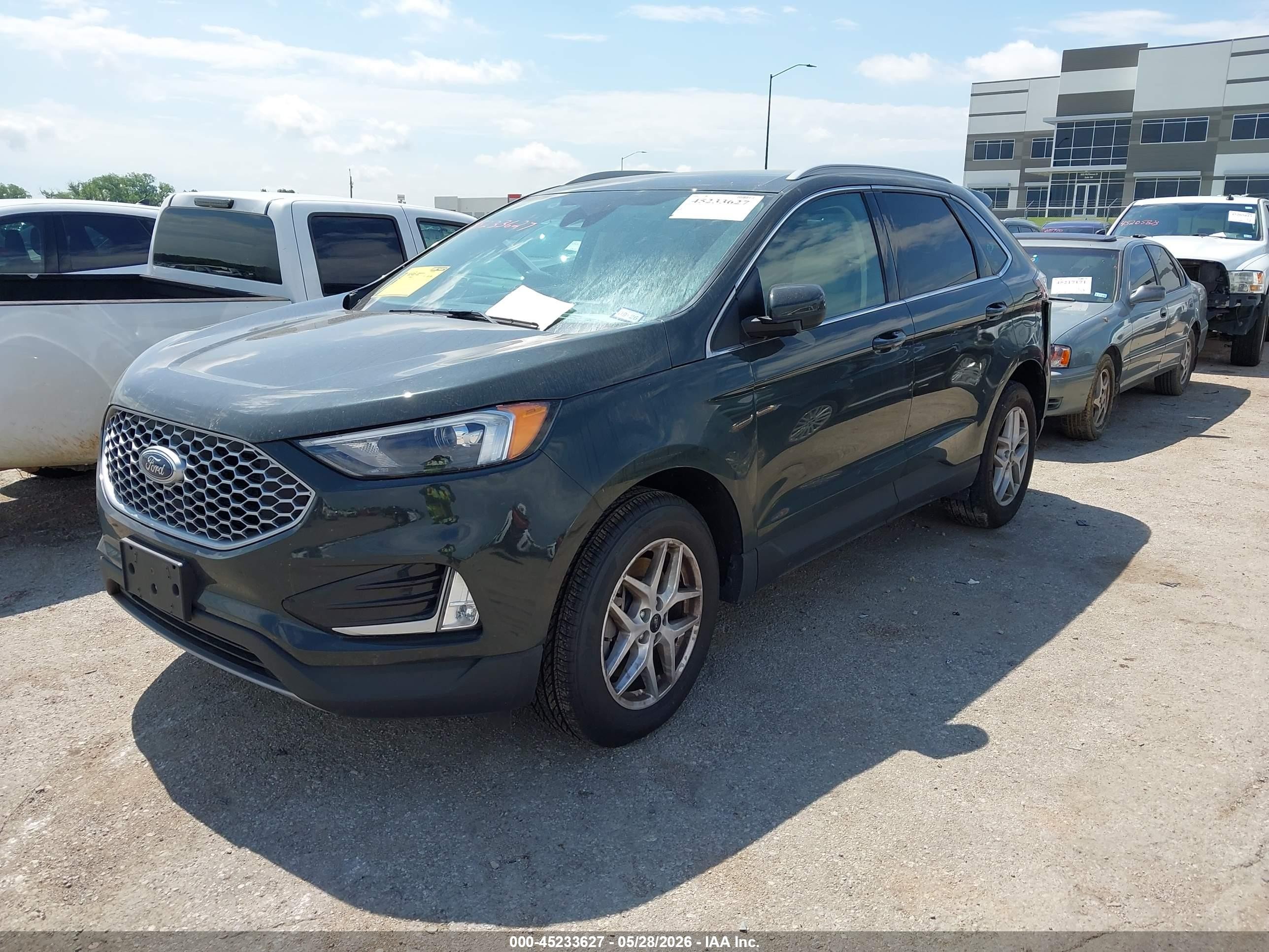 2024 Ford Edge Sel Green vin: 2FMPK4J97RBA33971