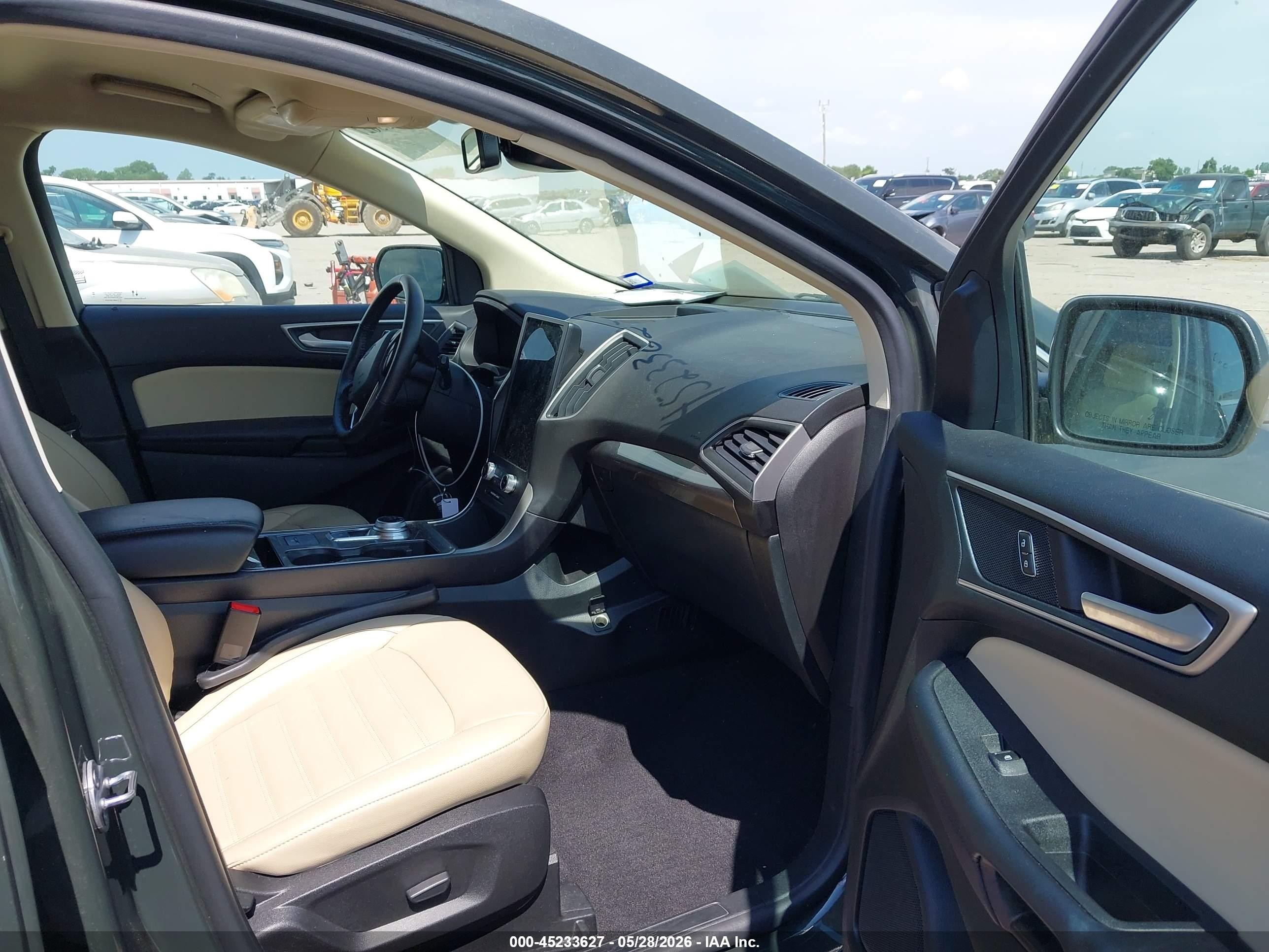 2024 Ford Edge Sel Green vin: 2FMPK4J97RBA33971