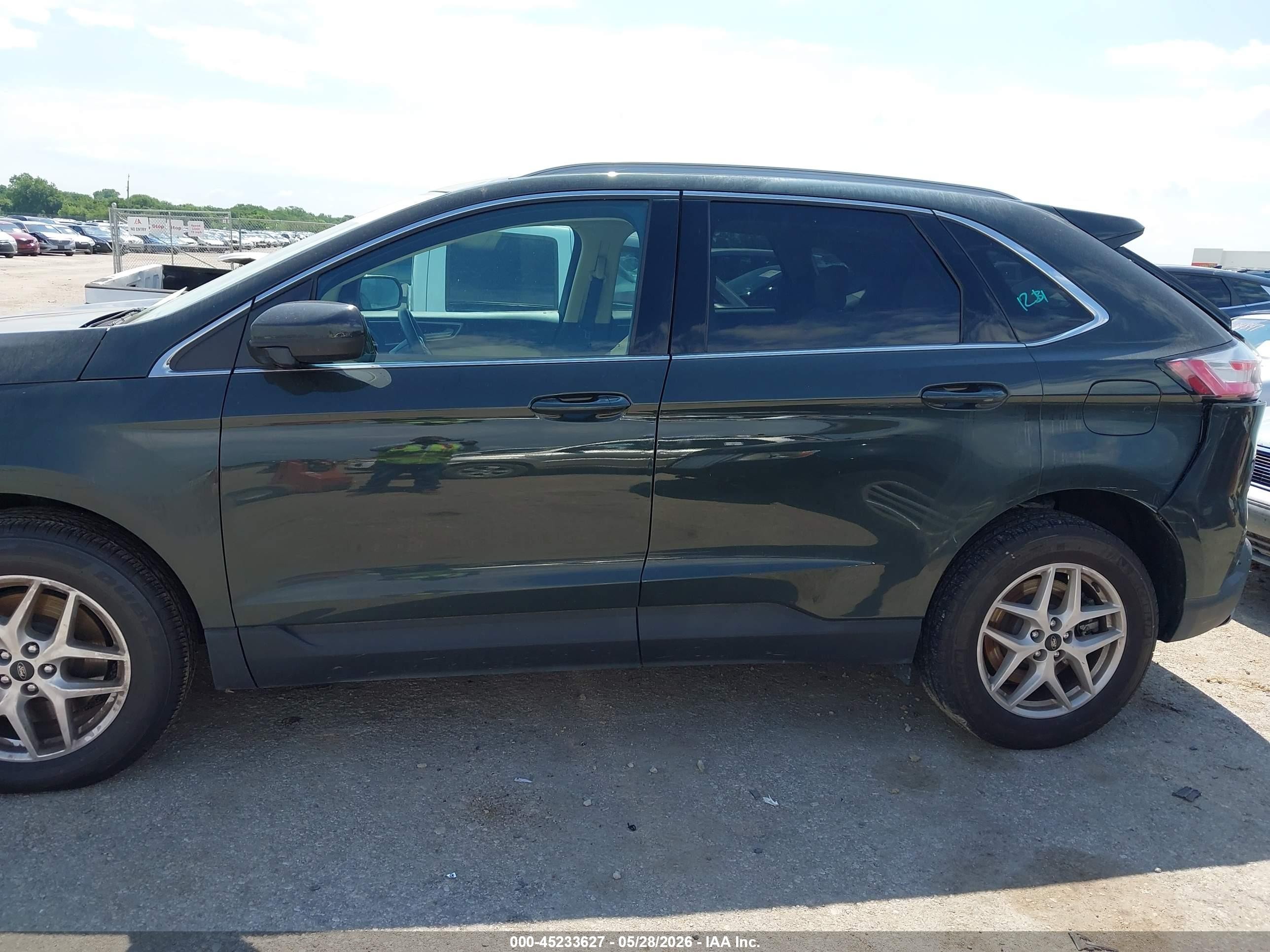 2024 Ford Edge Sel Green vin: 2FMPK4J97RBA33971