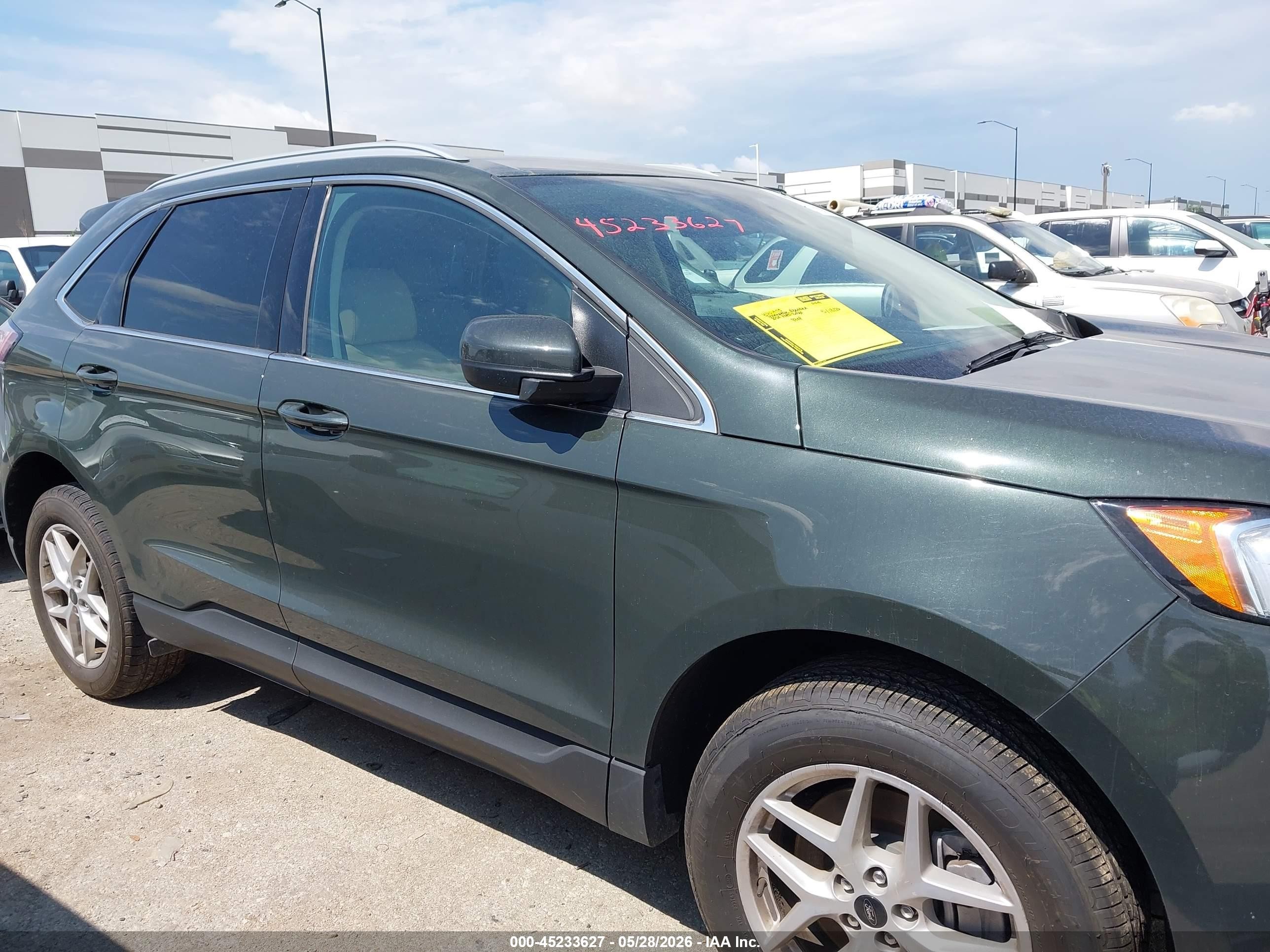 2024 Ford Edge Sel Green vin: 2FMPK4J97RBA33971