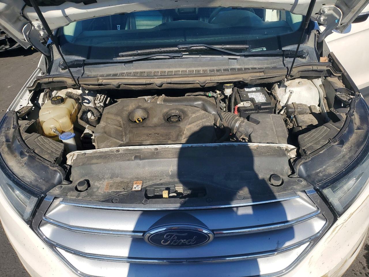 2017 Ford Edge Sel Белый vin: 2FMPK4J98HBB38131