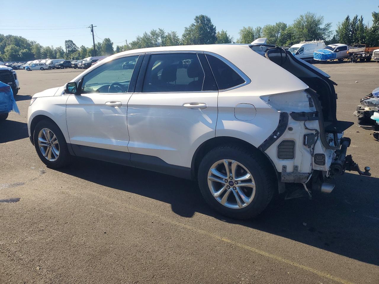 2017 Ford Edge Sel Белый vin: 2FMPK4J98HBB38131