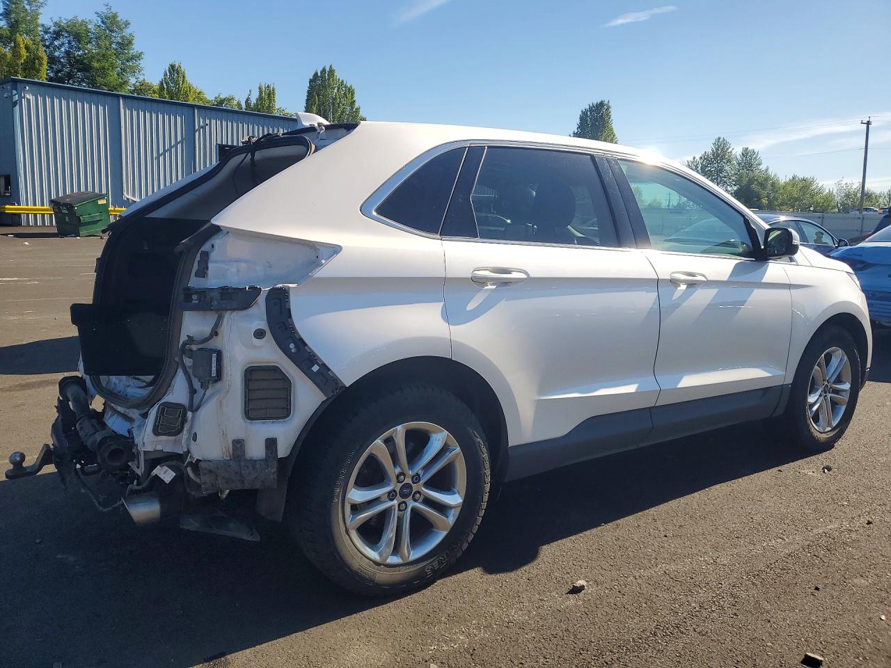 2017 Ford Edge Sel Белый vin: 2FMPK4J98HBB38131