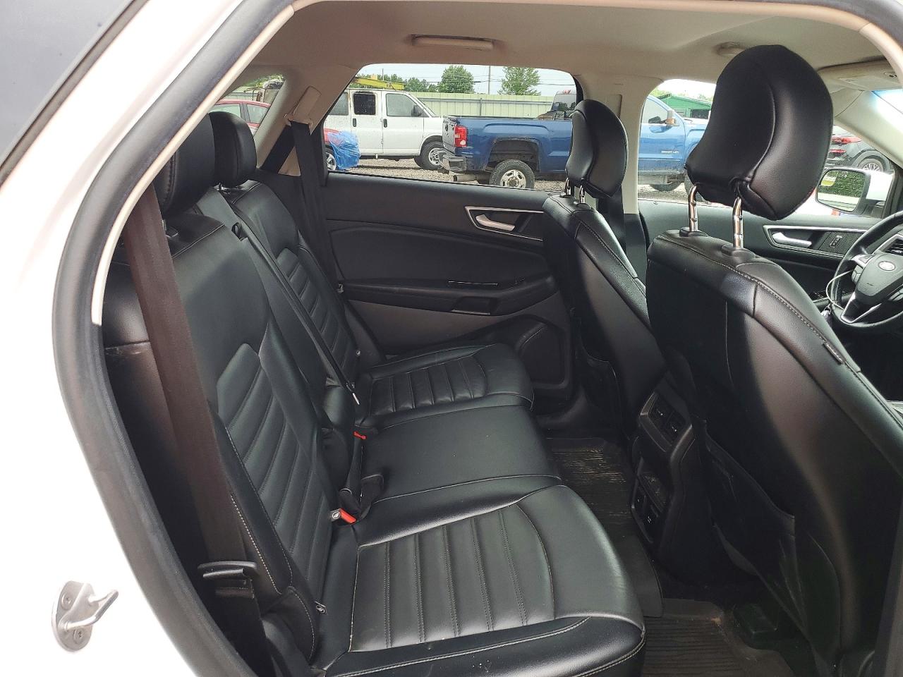2018 Ford Edge Sel Белый vin: 2FMPK4J98JBC57478