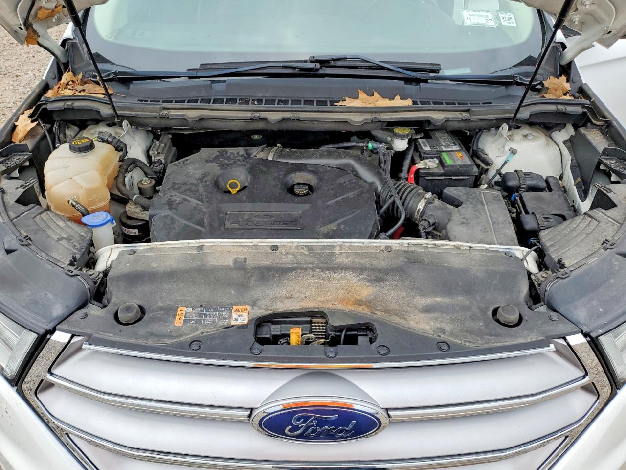 2018 Ford Edge Sel Белый vin: 2FMPK4J98JBC57478
