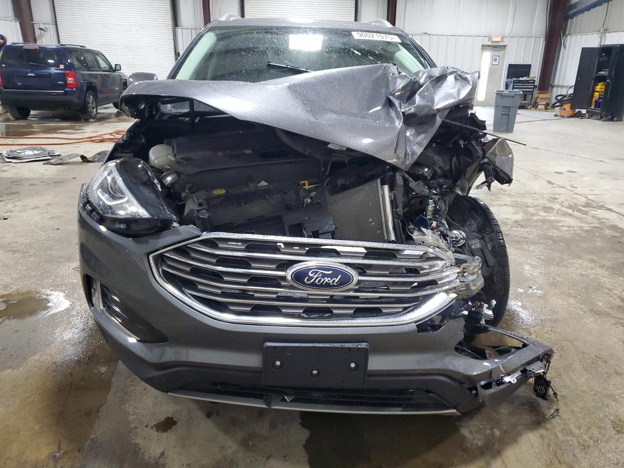 2021 Ford Edge Sel Gray vin: 2FMPK4J98MBA65143