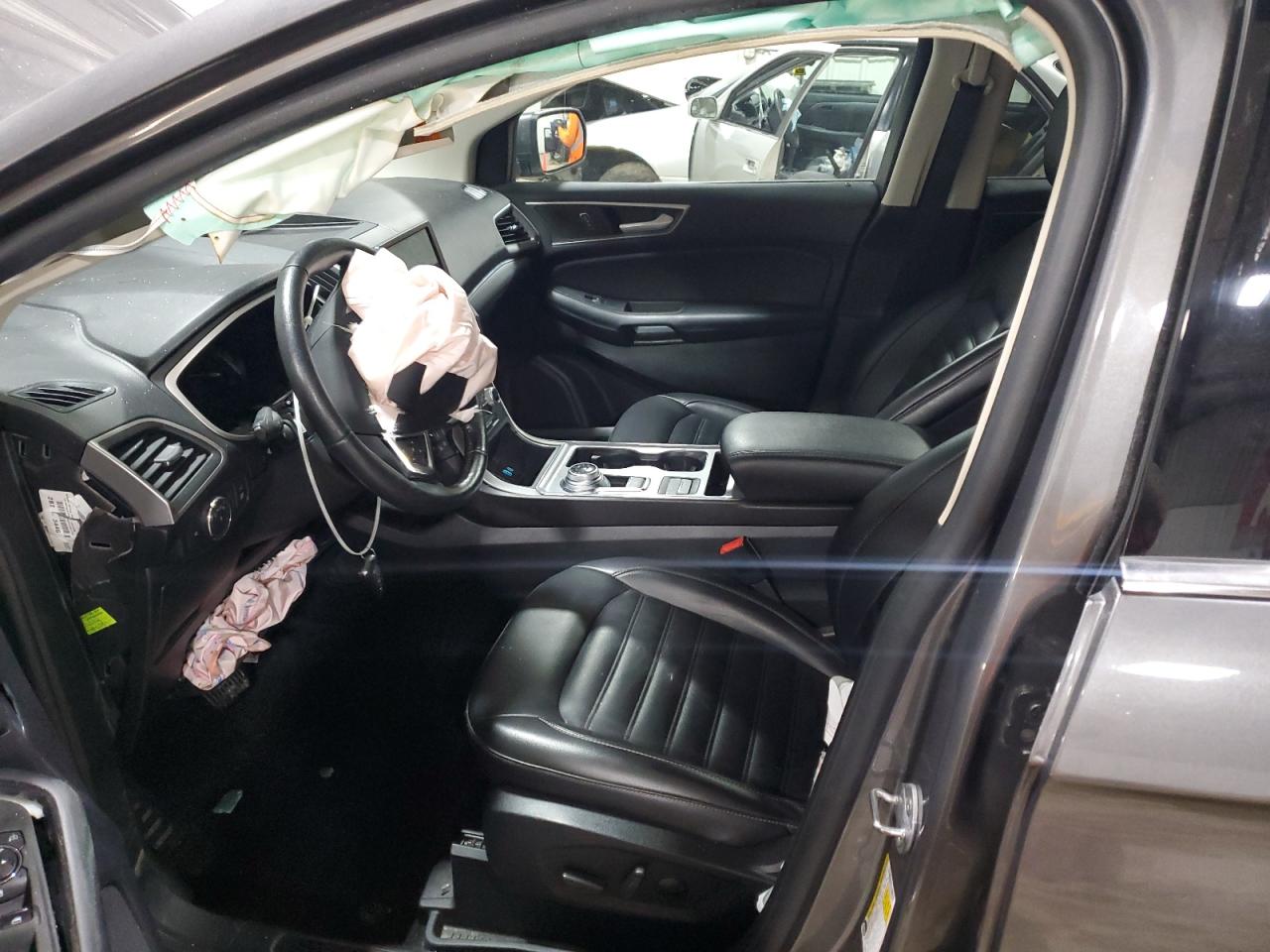 2021 Ford Edge Sel Gray vin: 2FMPK4J98MBA65143
