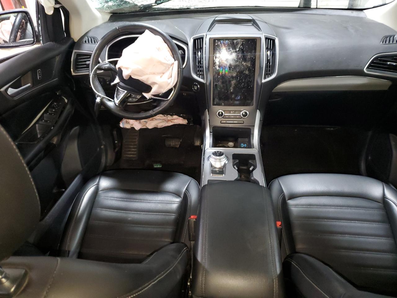 2021 Ford Edge Sel Gray vin: 2FMPK4J98MBA65143