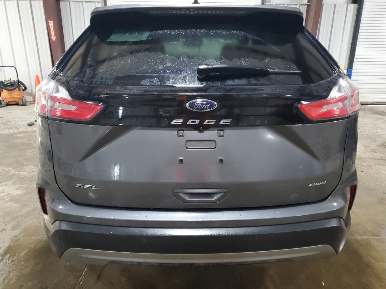 2021 Ford Edge Sel Gray vin: 2FMPK4J98MBA65143
