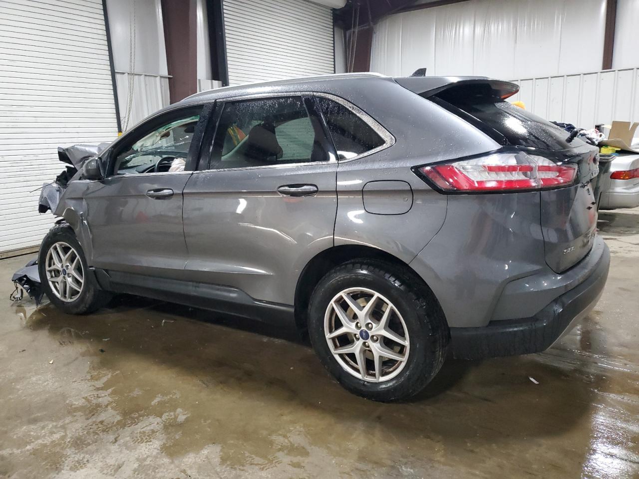 2021 Ford Edge Sel Gray vin: 2FMPK4J98MBA65143