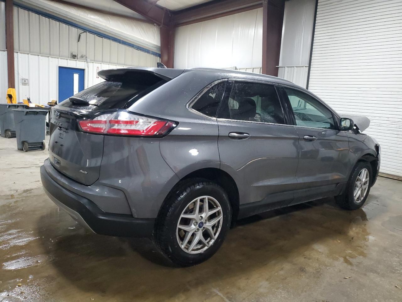2021 Ford Edge Sel Gray vin: 2FMPK4J98MBA65143