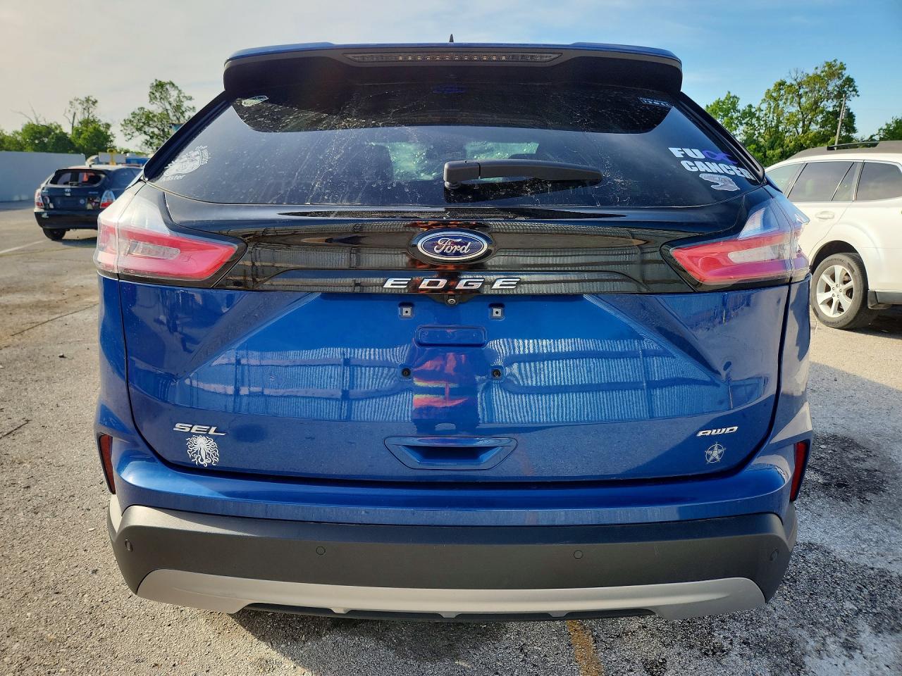 2022 Ford Edge Sel Blue vin: 2FMPK4J98NBA92635