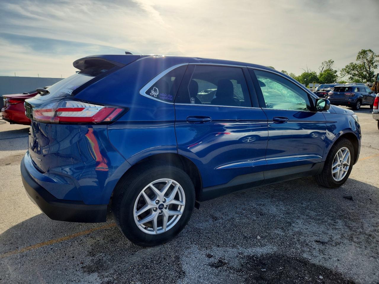 2022 Ford Edge Sel Blue vin: 2FMPK4J98NBA92635