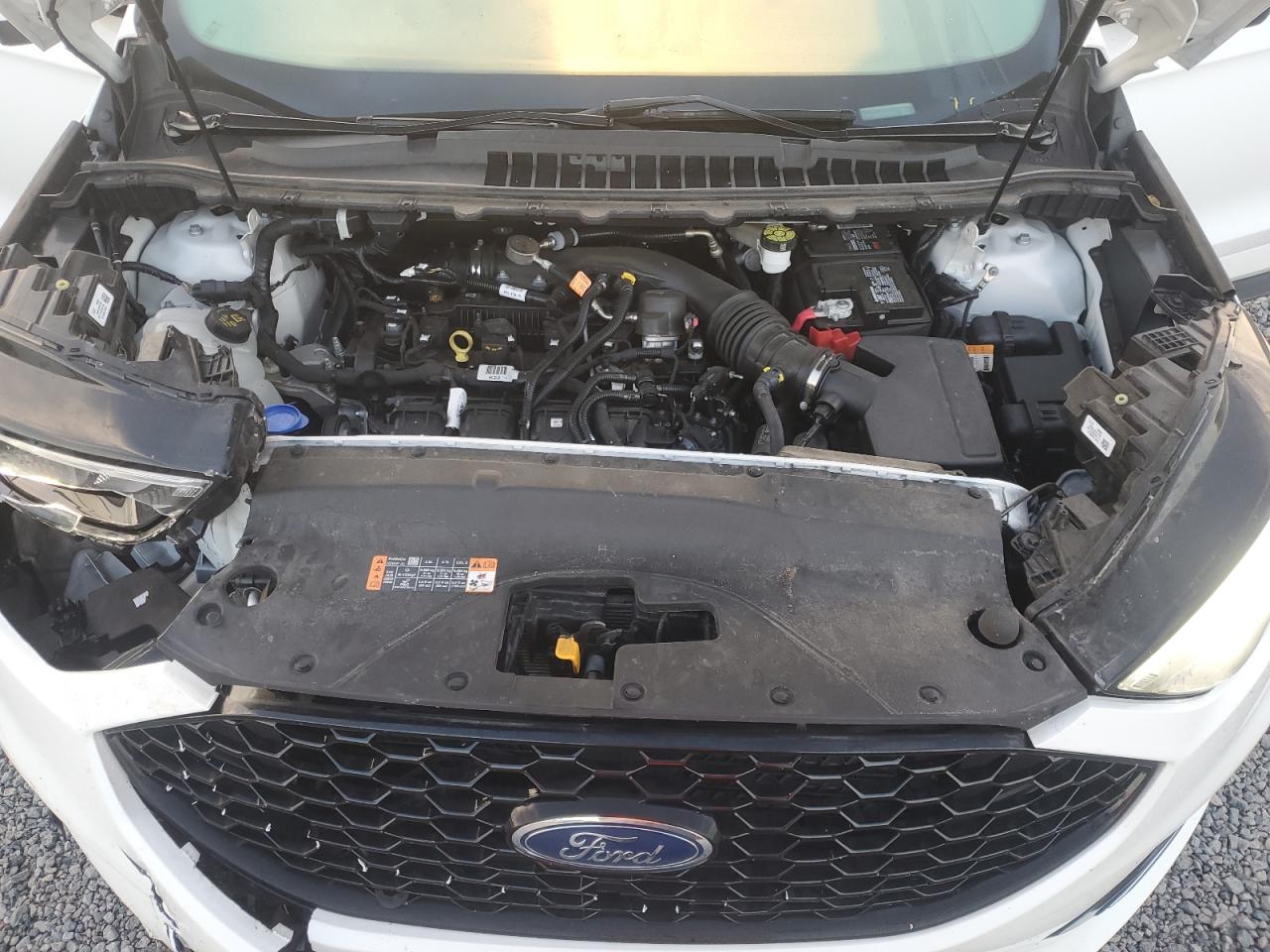 2024 Ford Edge Sel Белый vin: 2FMPK4J98RBA96433