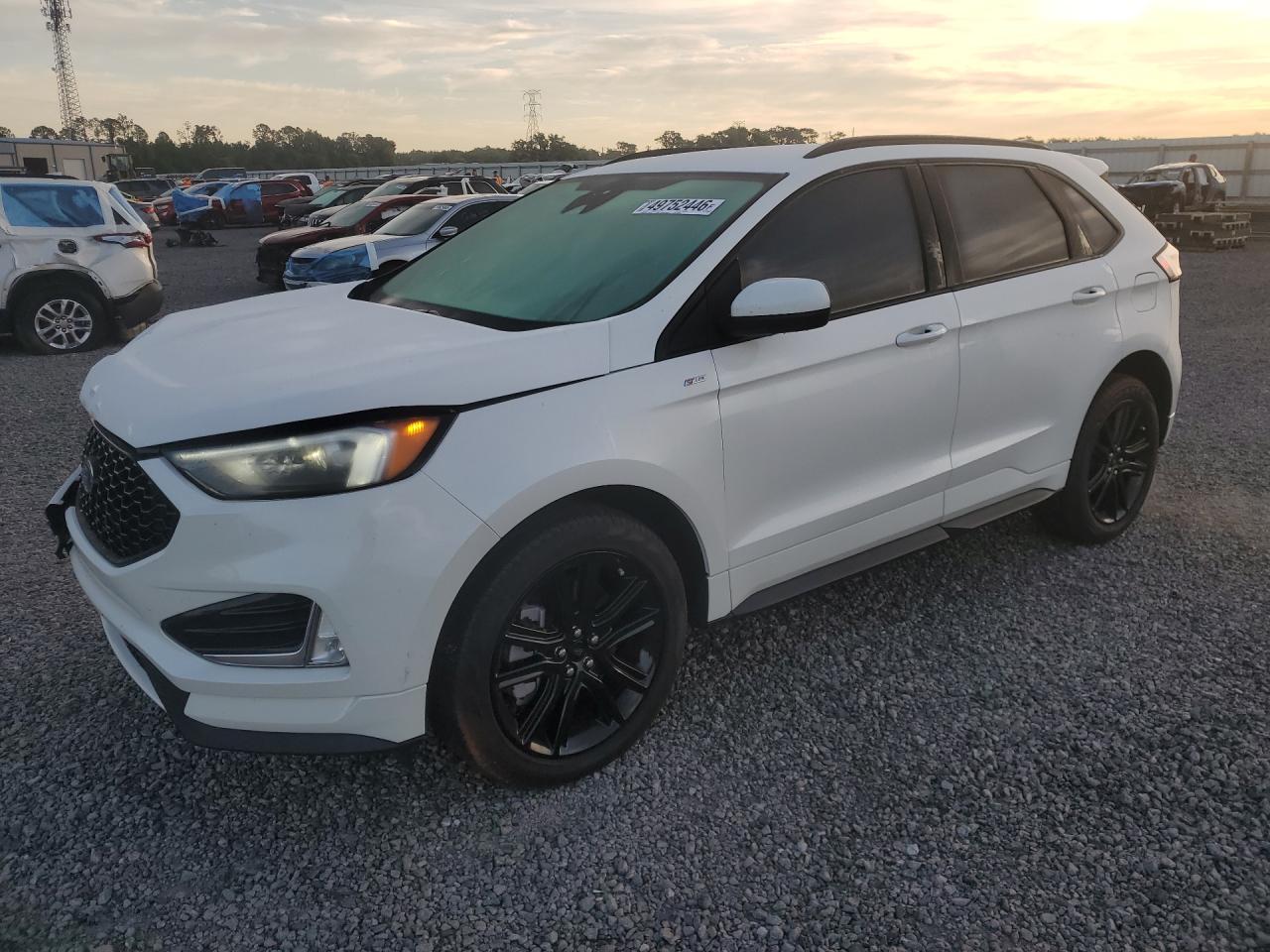 2024 Ford Edge Sel Белый vin: 2FMPK4J98RBA96433