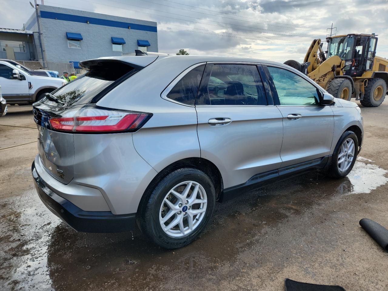 2021 Ford Edge Sel Gray vin: 2FMPK4J99MBA09406