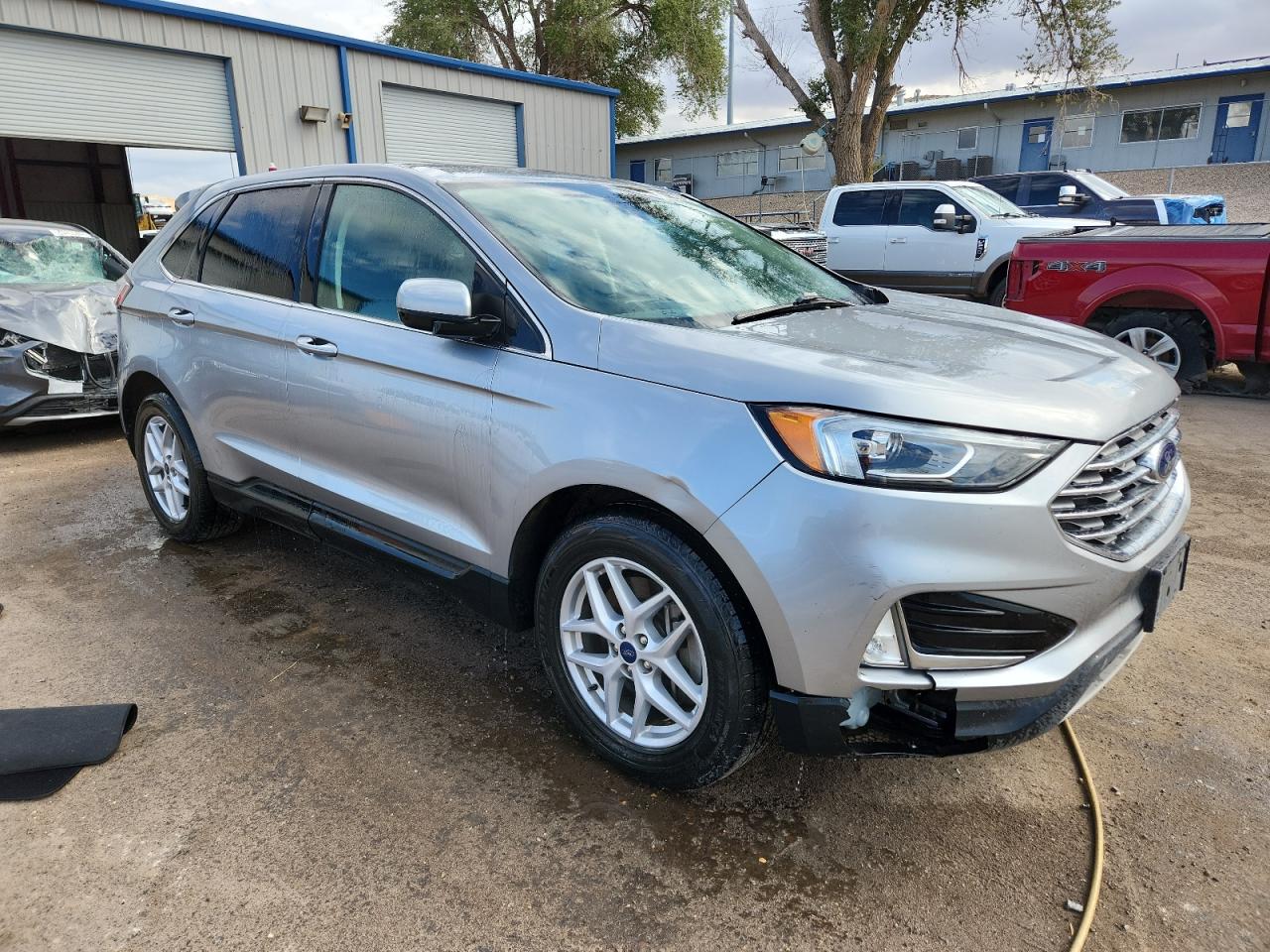 2021 Ford Edge Sel Gray vin: 2FMPK4J99MBA09406